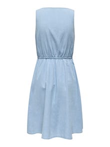 ONLY ONLNOVA Kort kjole -Light Blue Denim - 15358785