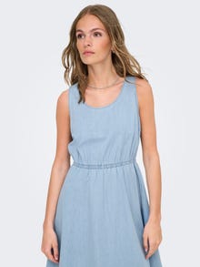 ONLY ONLNOVA Kort kjole -Light Blue Denim - 15358785
