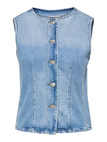 ONLY ONLAYA Midjekåpe -Light Blue Denim - 15359066