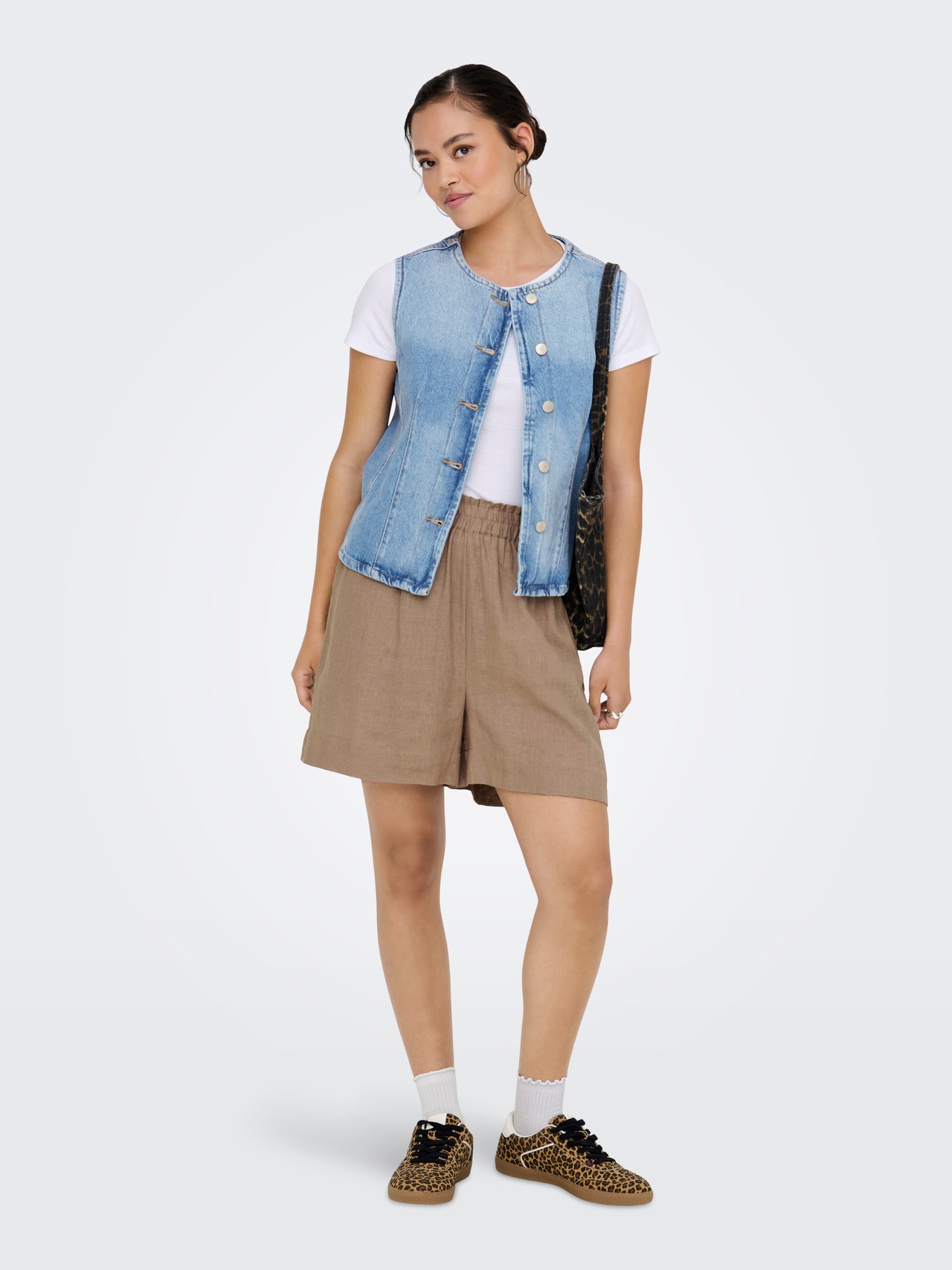 ONLY ONLAYA Midjekåpe -Light Blue Denim - 15359066