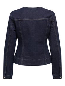 ONLY O-kakls Džinsu jaka -Dark Blue Denim - 15359079