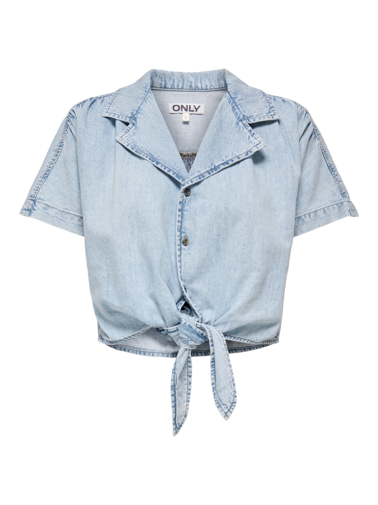 ONLY ONLPAULA Denimskjorte -Light Blue Denim - 15359080