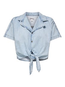 ONLY ONLPAULA Denim shirt -Light Blue Denim - 15359080