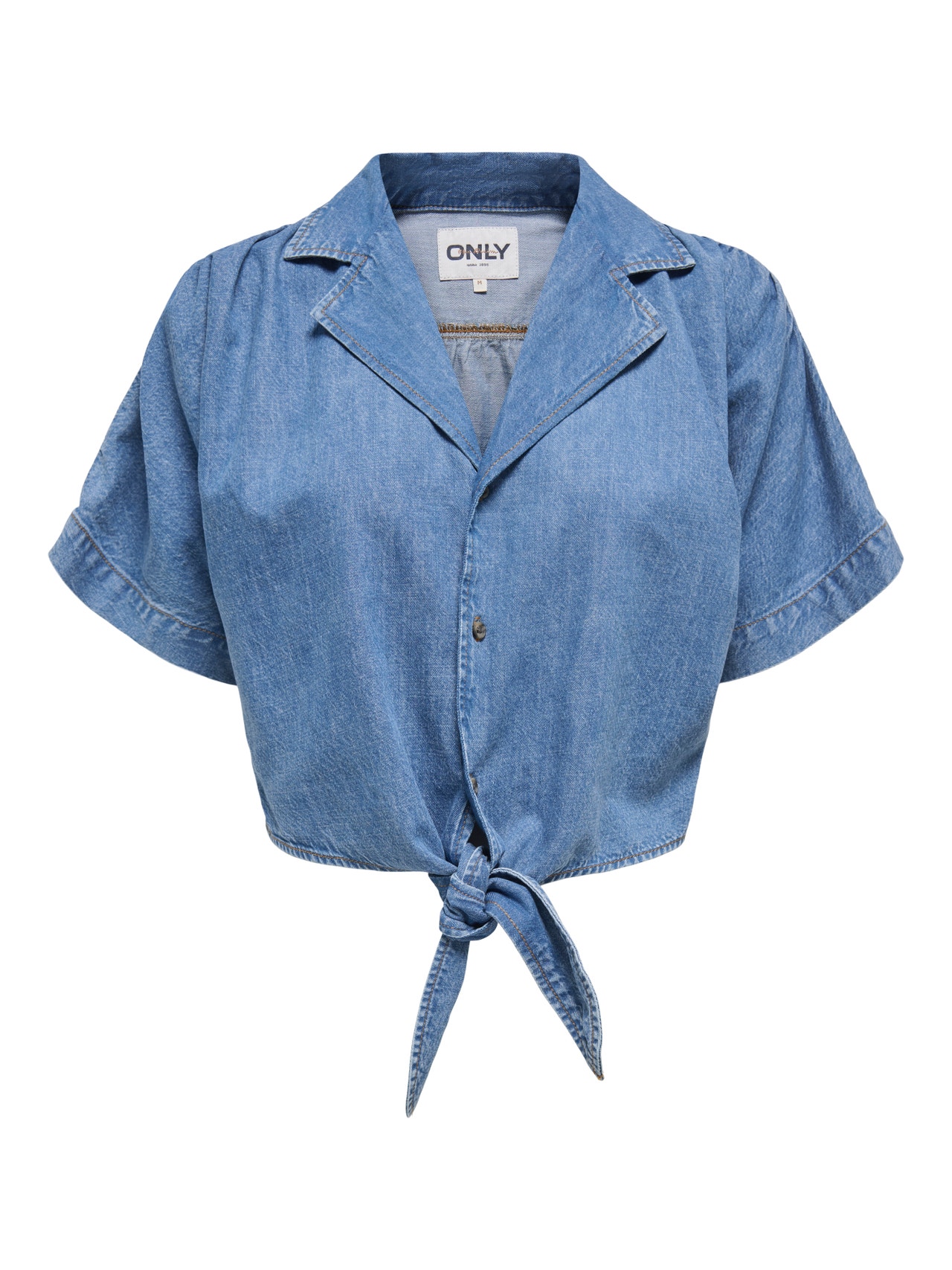 ONLY ONLPAULA Denim shirt -Medium Blue Denim - 15359080