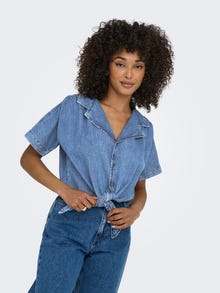 ONLY ONLPAULA Jeanshemd -Medium Blue Denim - 15359080
