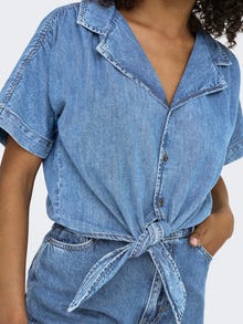 ONLY ONLPAULA Denim shirt -Medium Blue Denim - 15359080