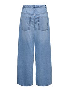 ONLY ONLPAULINA Vita alta Baggy Fit Jeans -Light Blue Denim - 15359276