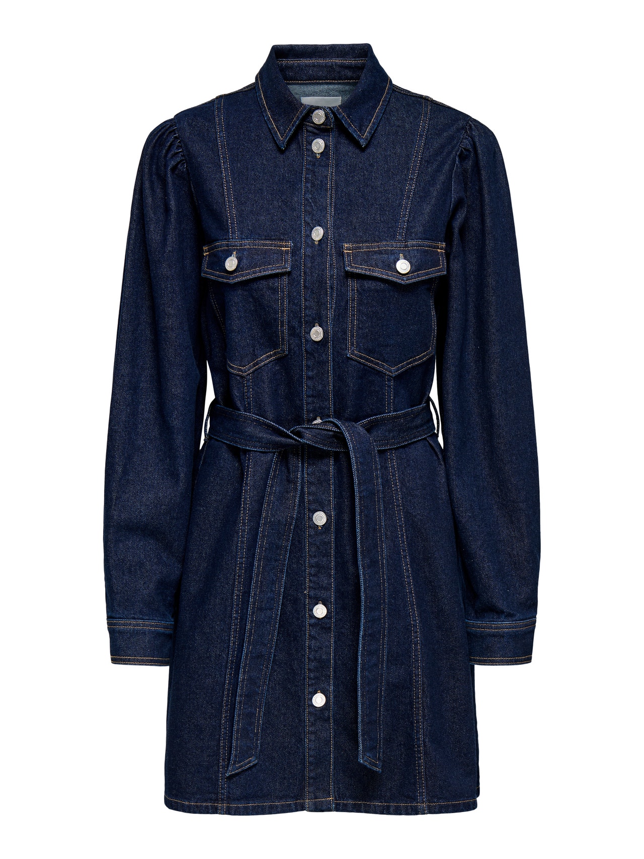 ONLY ONLKETTY Robe midi -Dark Blue Denim - 15360336