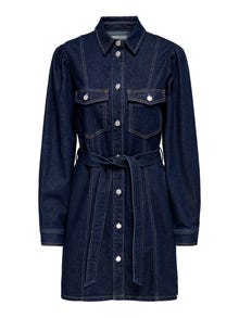 ONLY ONLKETTY Robe midi -Dark Blue Denim - 15360336