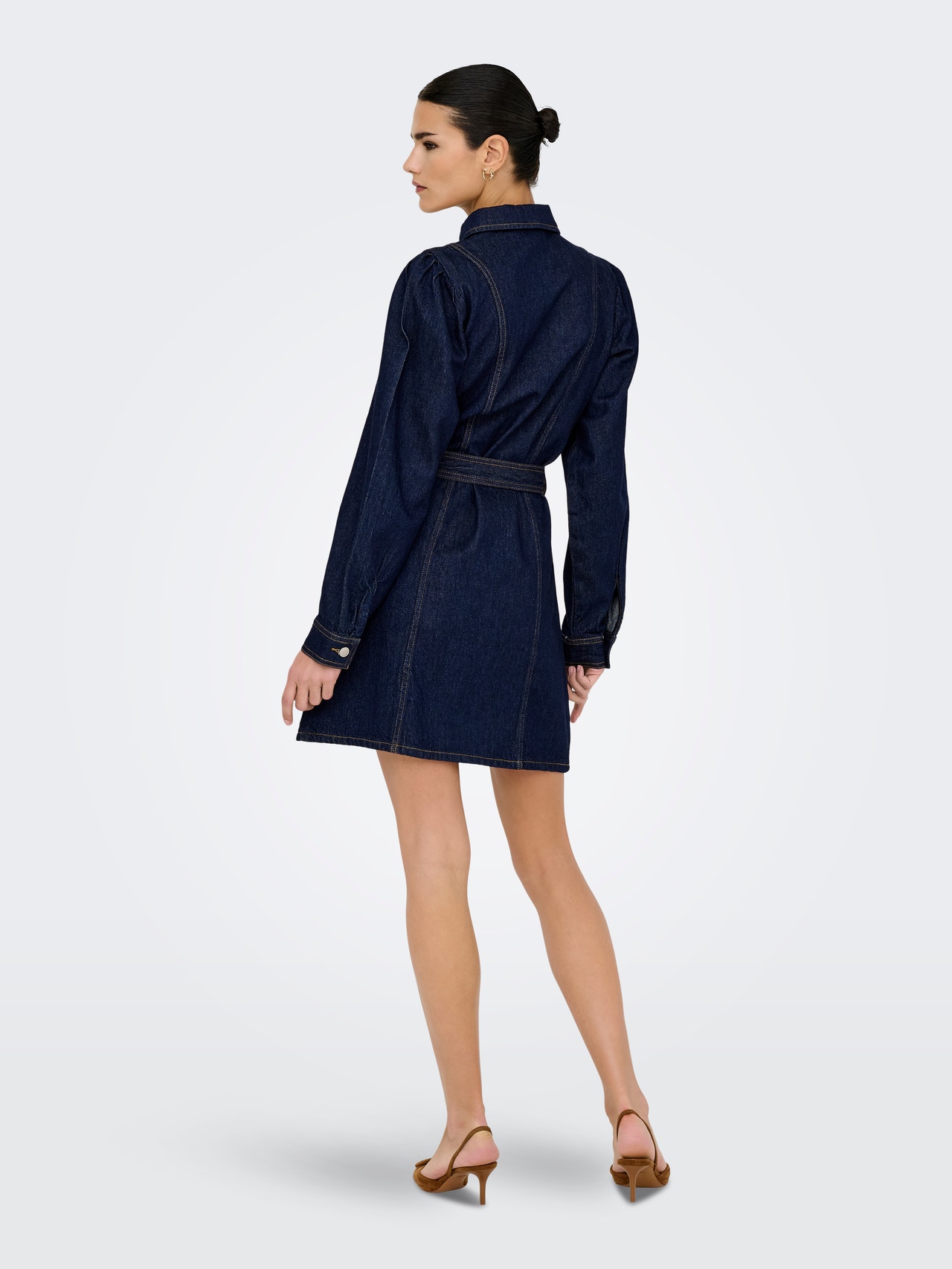 ONLY ONLKETTY Robe midi -Dark Blue Denim - 15360336
