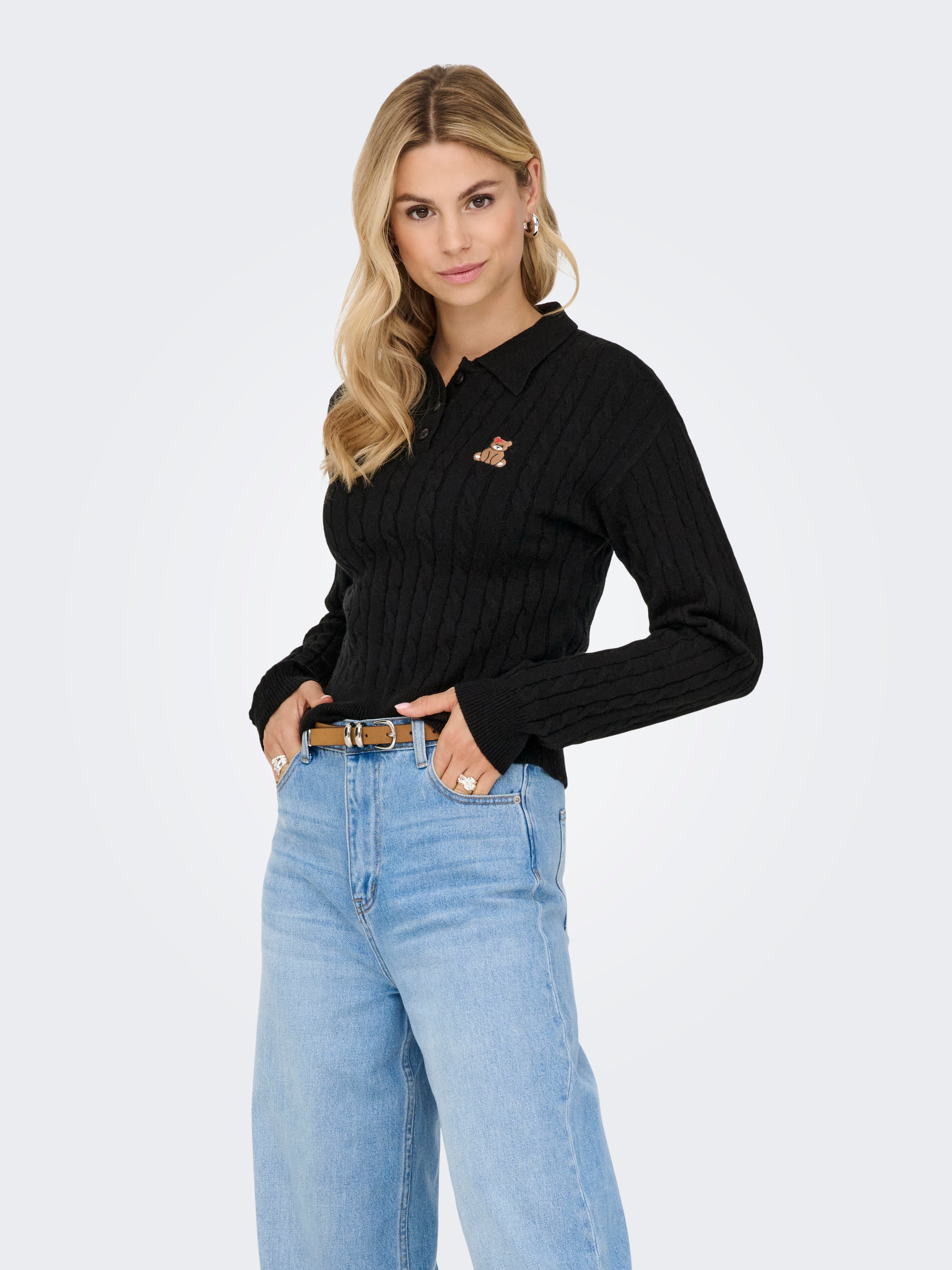 Onlkatia Gestrickter Rollkragen