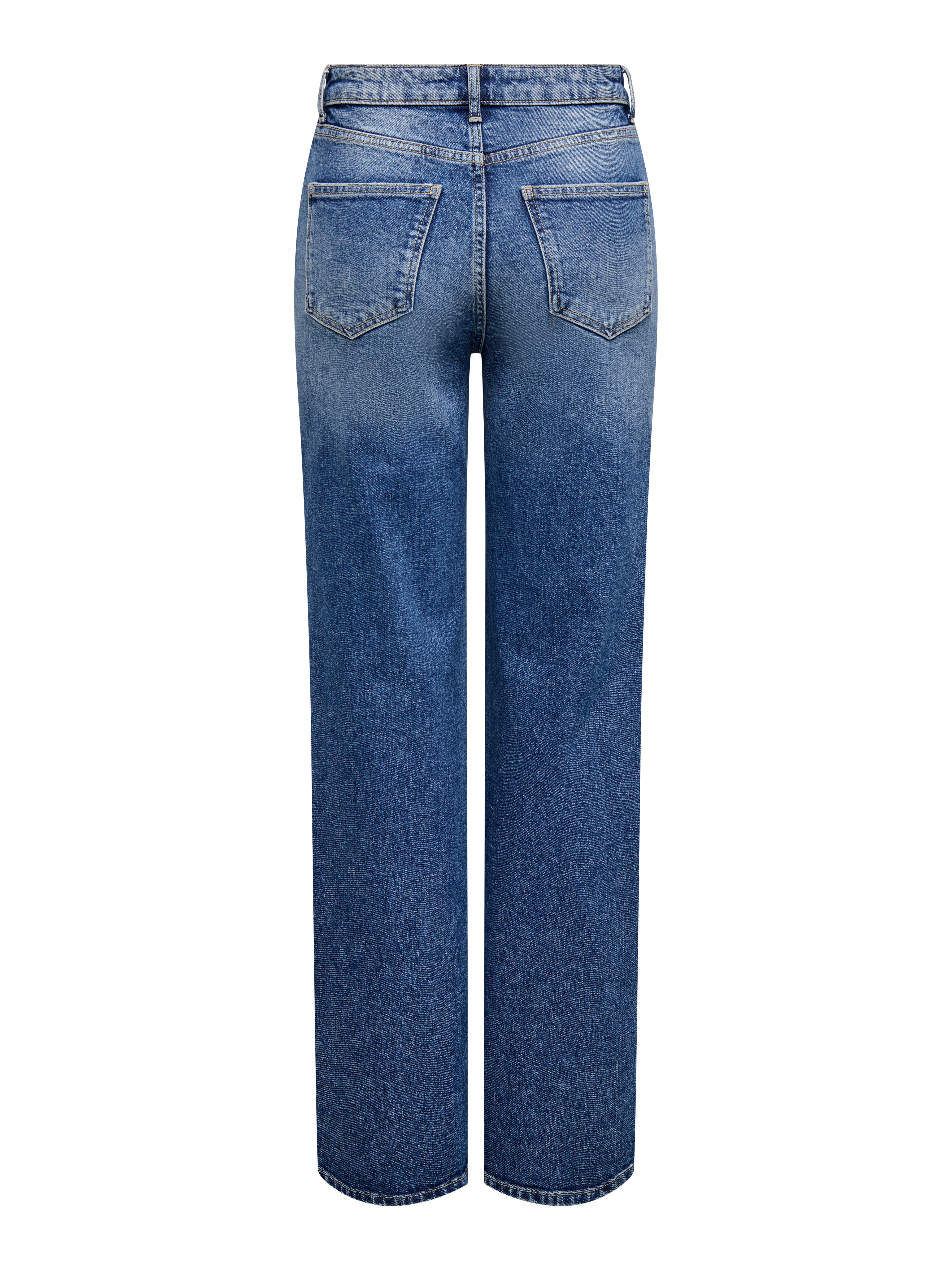 Thumbnail - Onljuicy Hohe Taille Weiter Beinschnitt Jeans