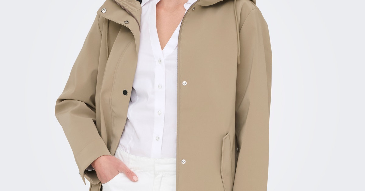 ONLSIA Raincoat Light Brown ONLY®