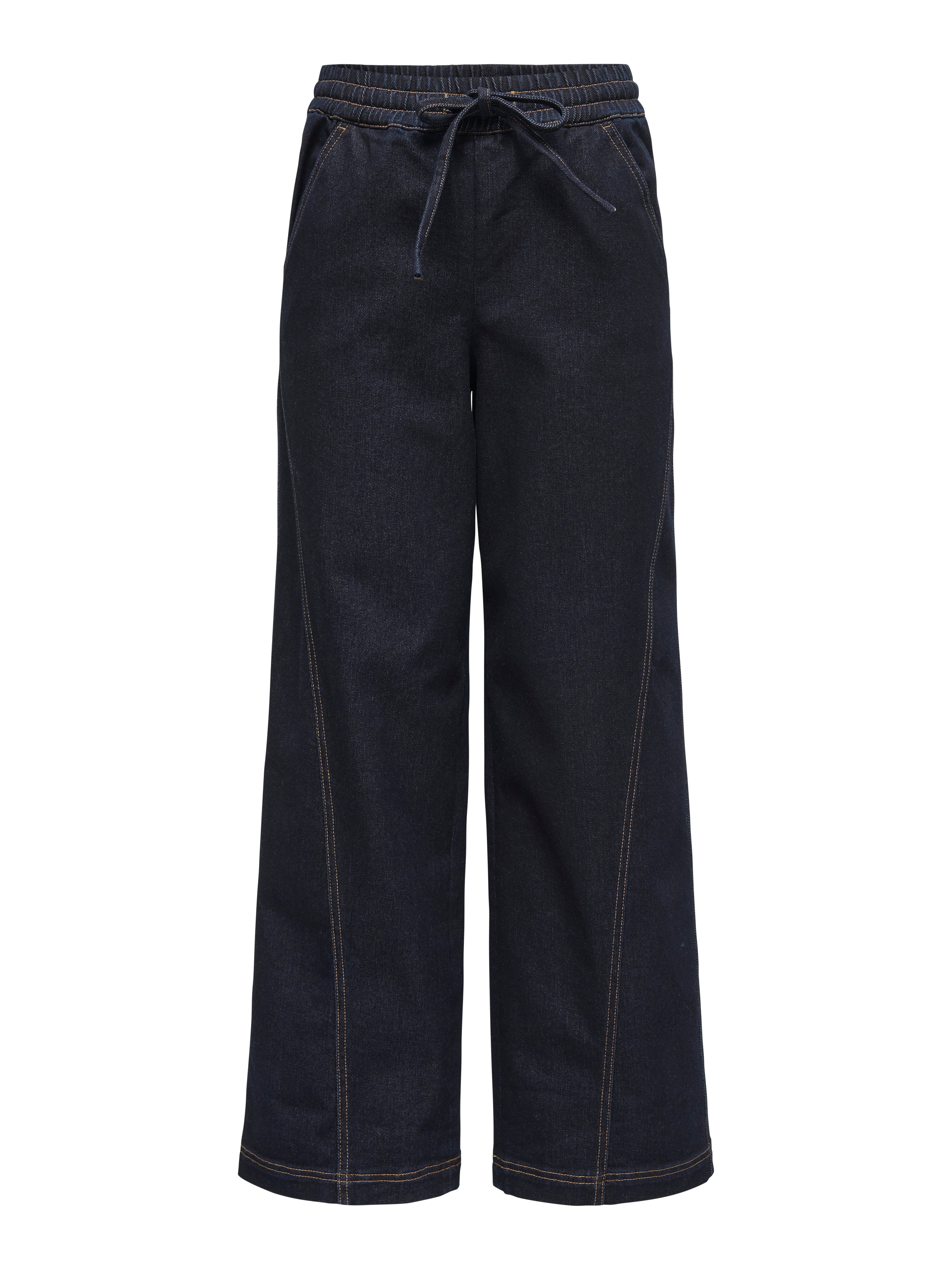 Thumbnail - Jdyricky Mittlere Taille Weiter Beinschnitt Jeans