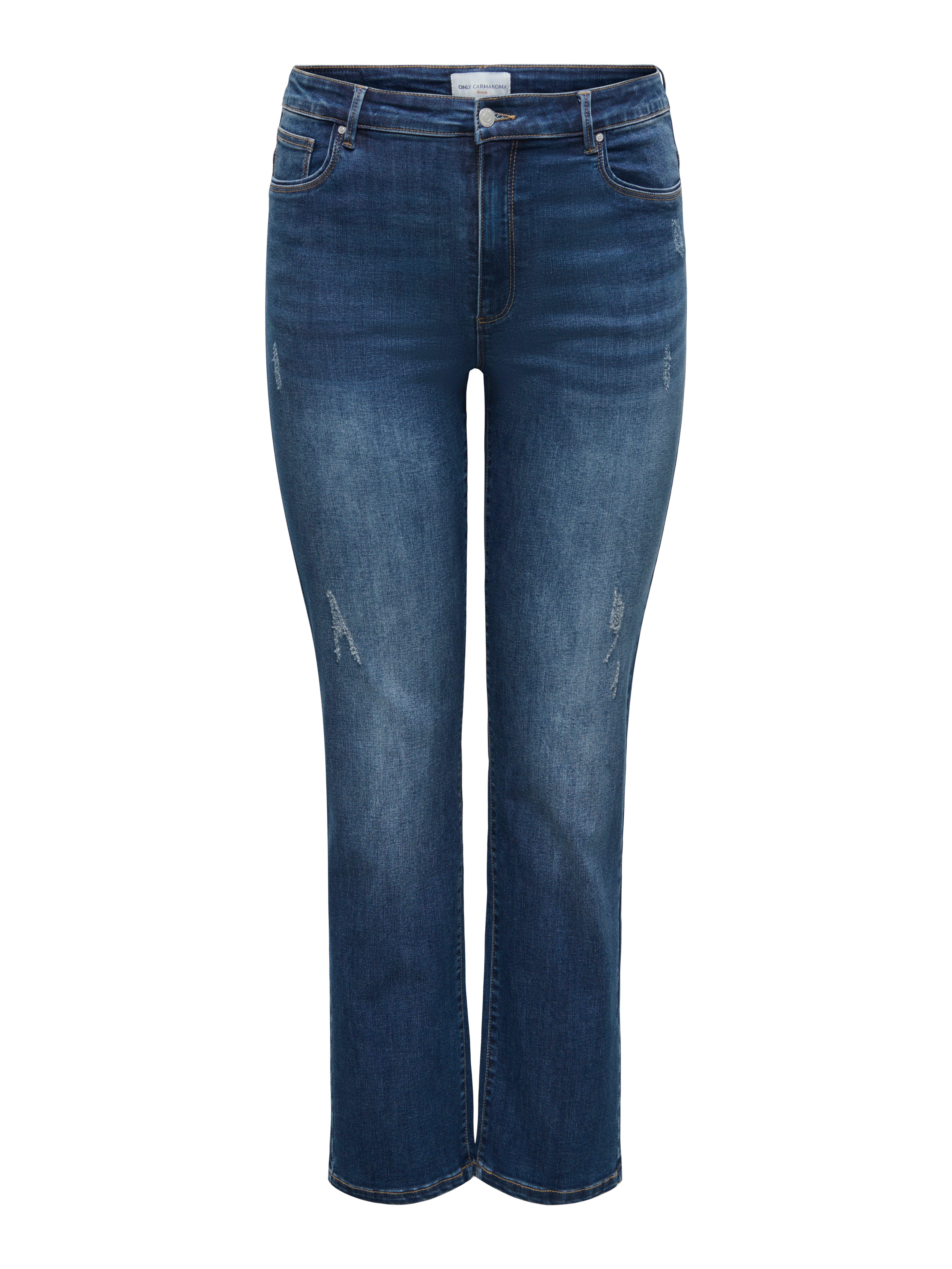 Thumbnail - Carsally Mittlere Taille Slim Fit Jeans