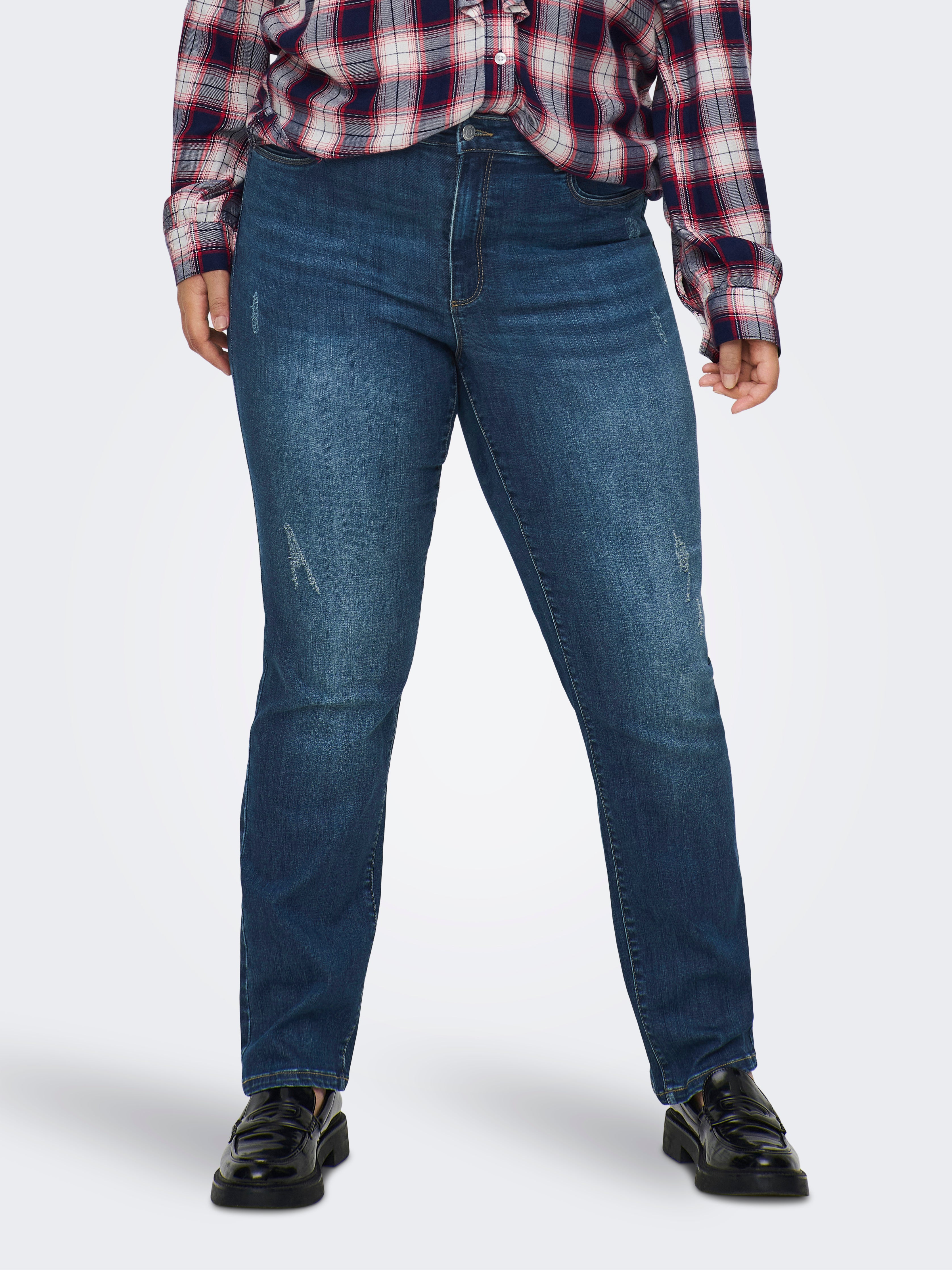 Carsally Mittlere Taille Slim Fit Jeans