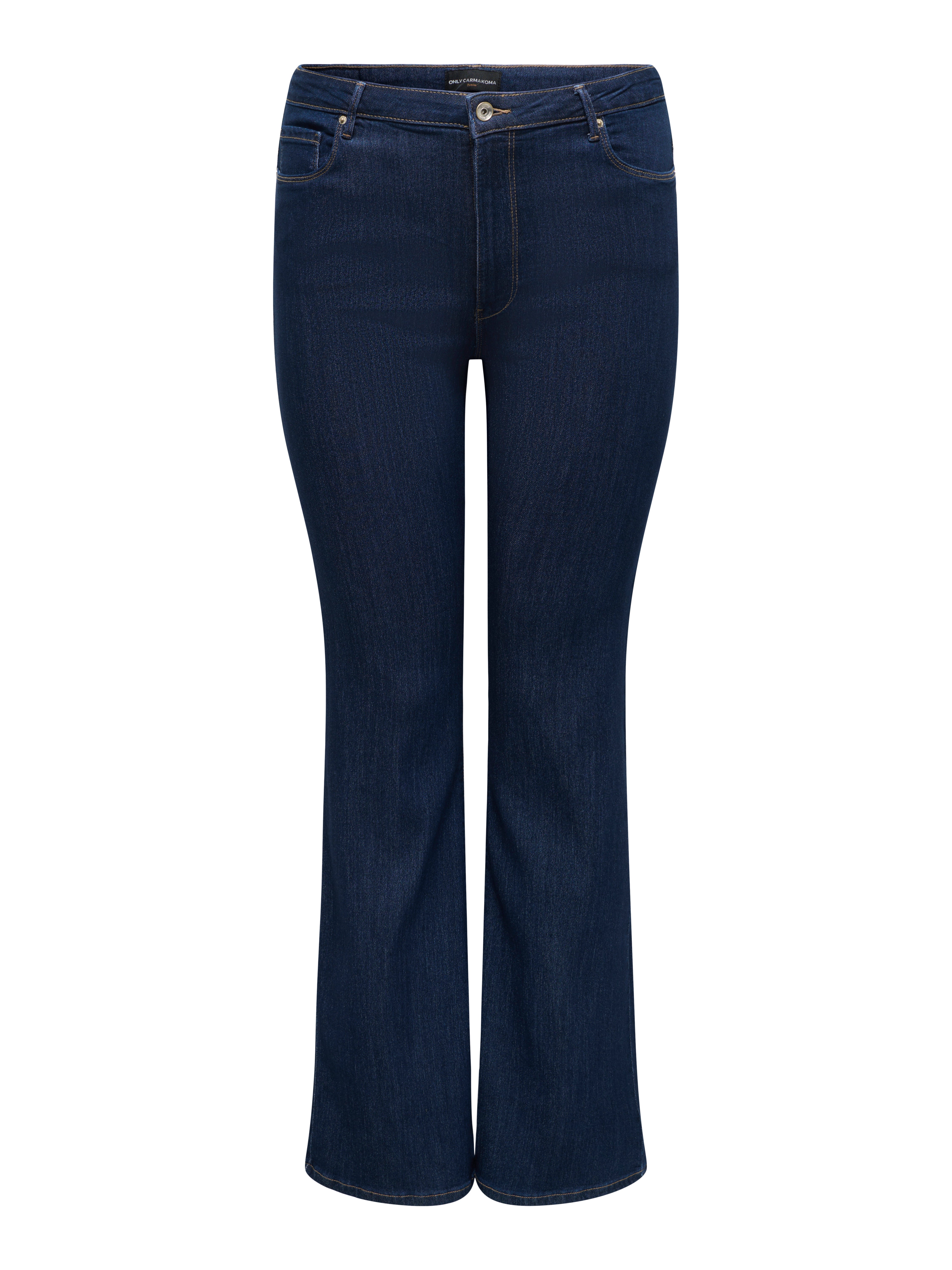Thumbnail - Carhella Hohe Taille Flared Jeans