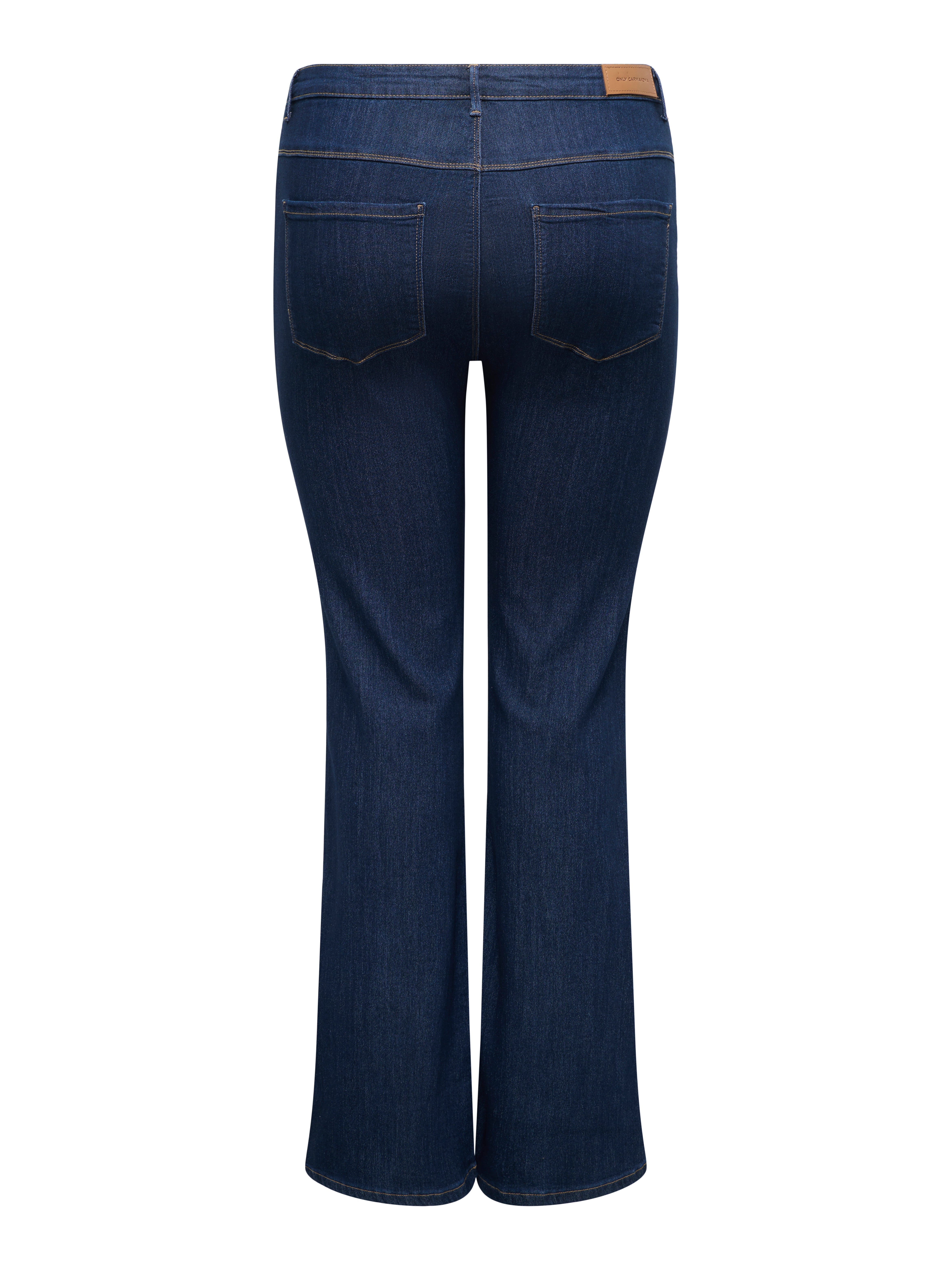 Thumbnail - Carhella Hohe Taille Flared Jeans