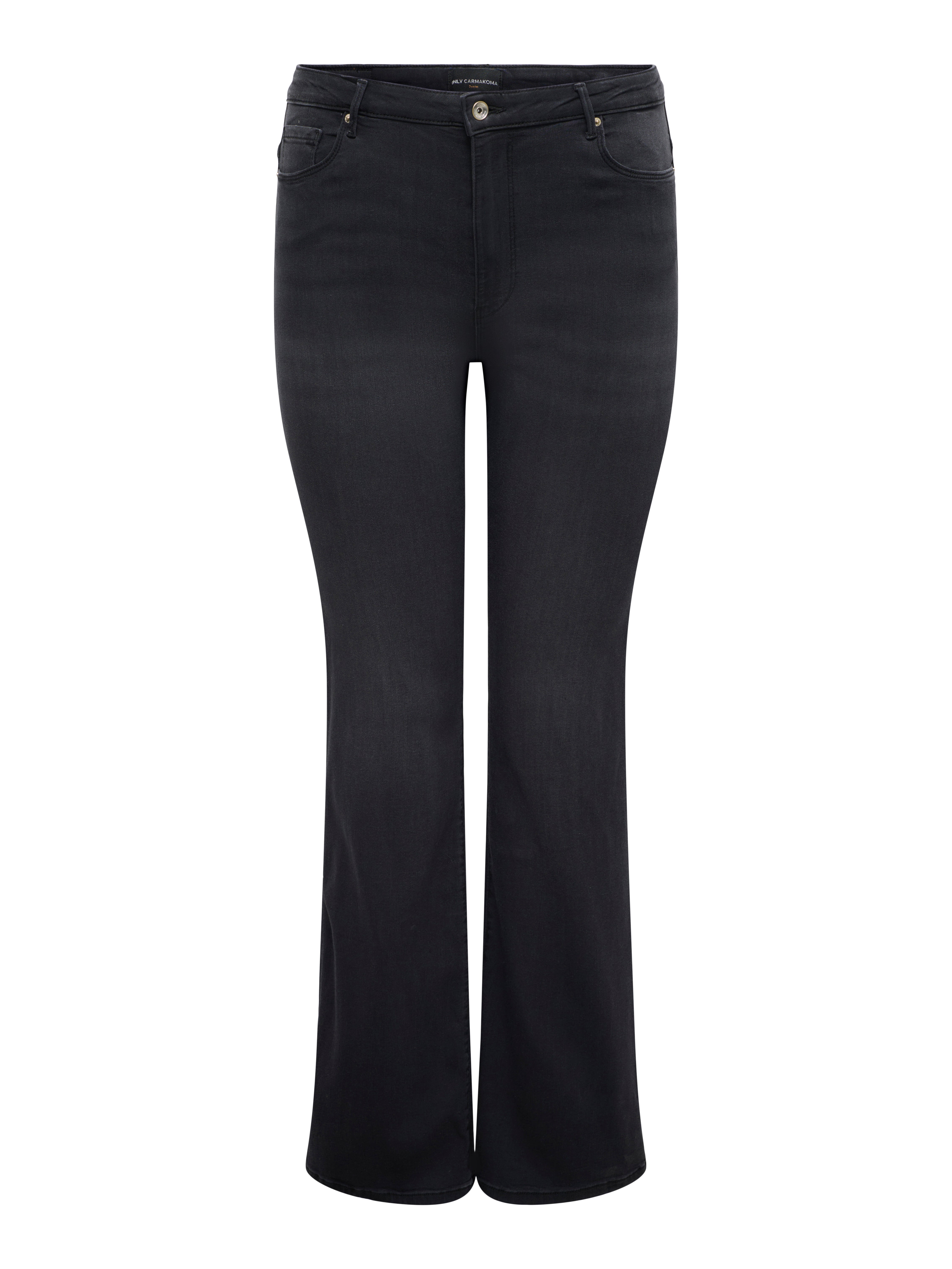 Thumbnail - Carhella Hohe Taille Flared Jeans