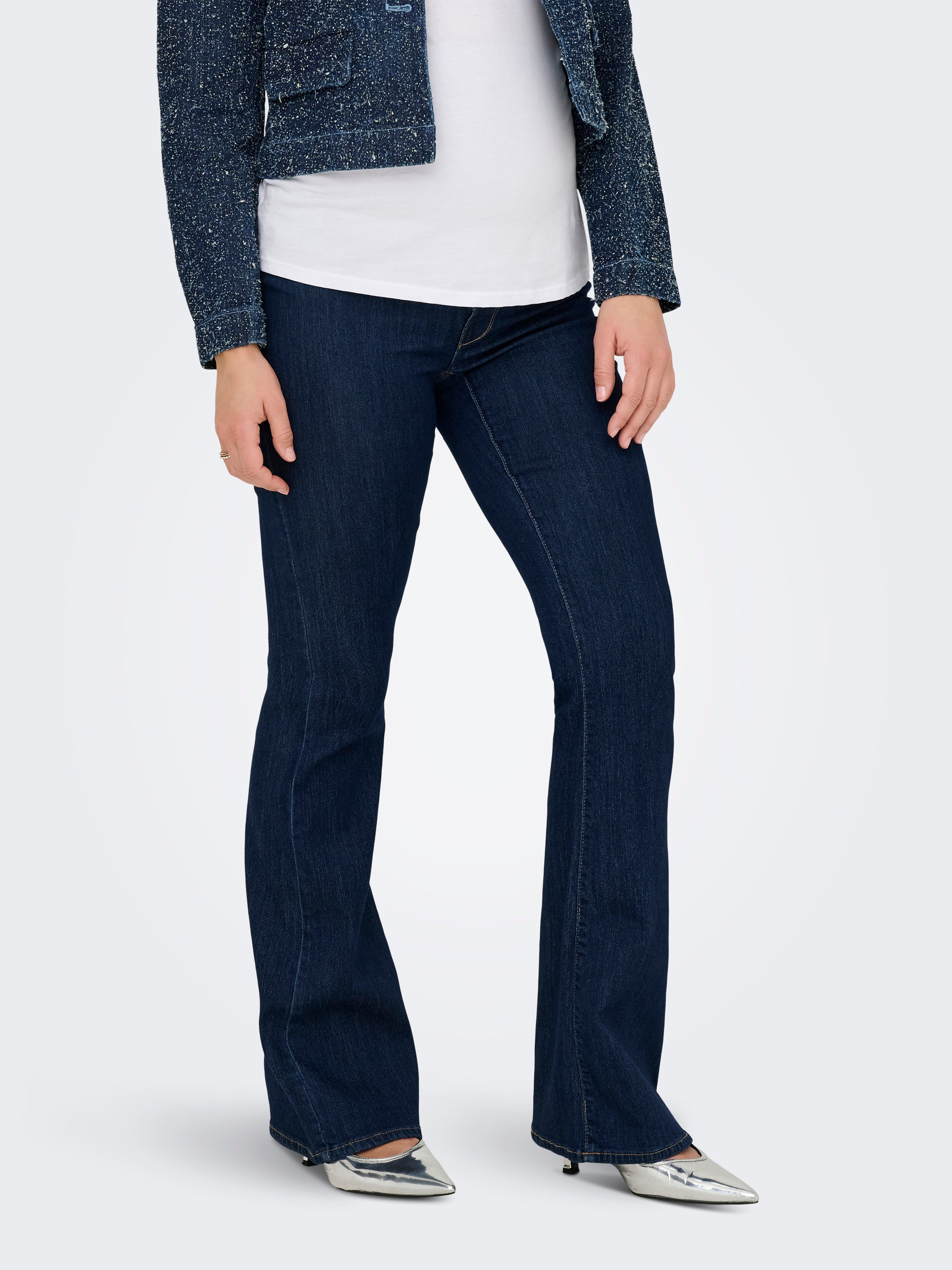 Olmhella Hohe Taille Flared Jeans