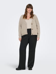 ONLY CARZOEY Knitted cardigan -Woodsmoke - 15361442