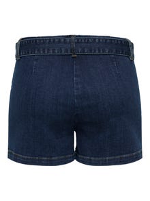 ONLY ONLMADISON Taille haute Regular Fit Short en denim -Dark Blue Denim - 15361505