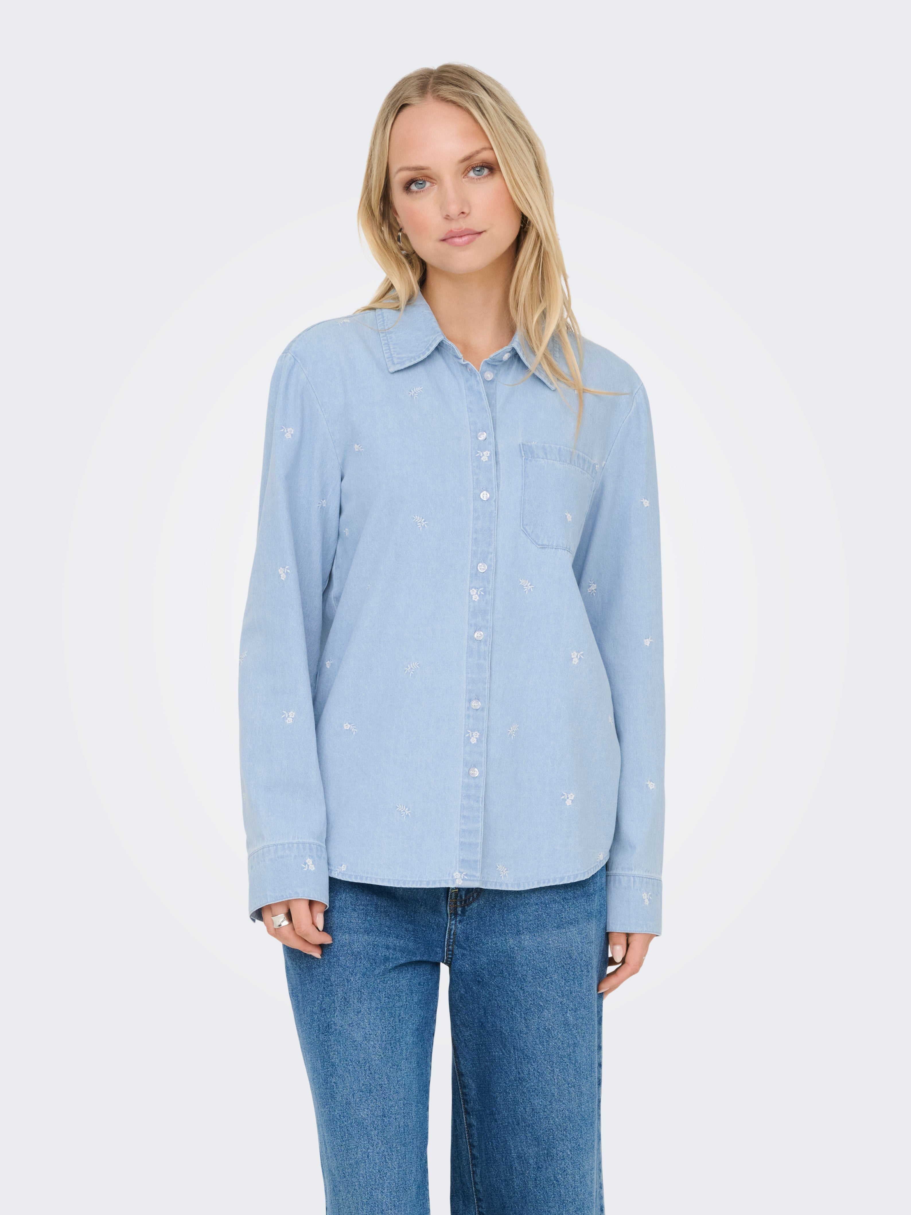 Onlviola Jeanshemd