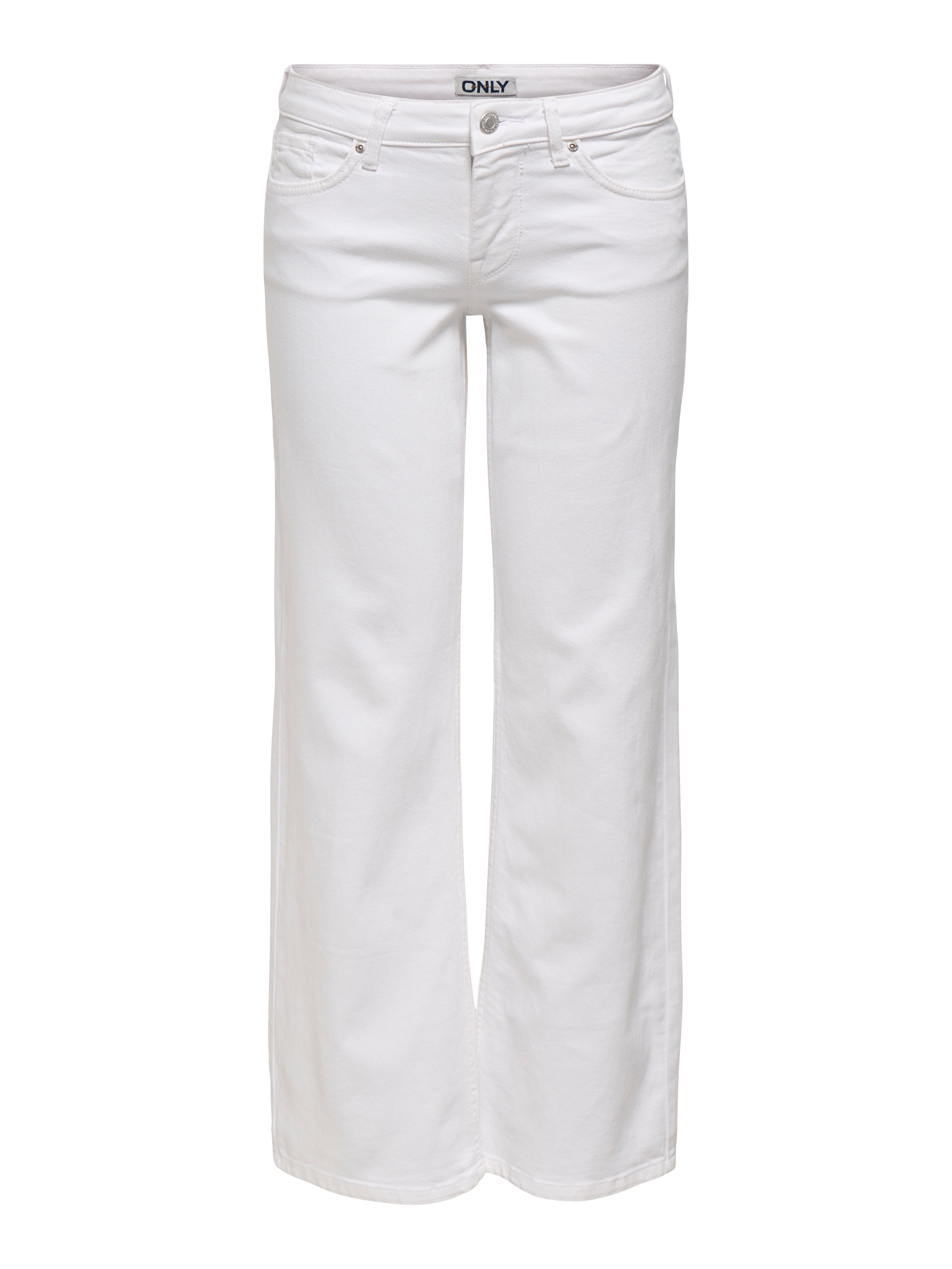 Onljudy-o Niedrige Taille Weiter Beinschnitt Jeans