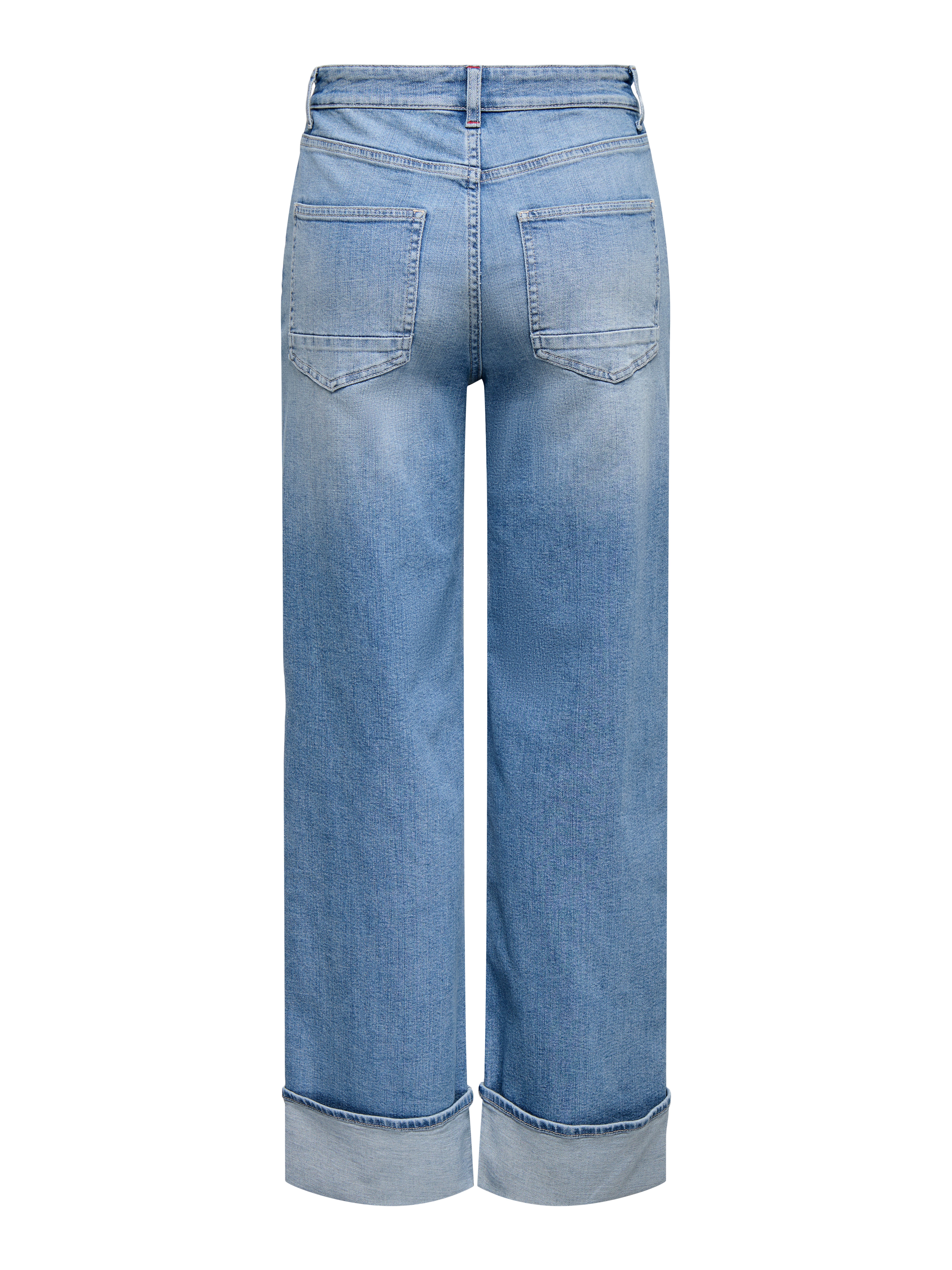 Thumbnail - Onlmercer Hohe Taille Weiter Beinschnitt Jeans
