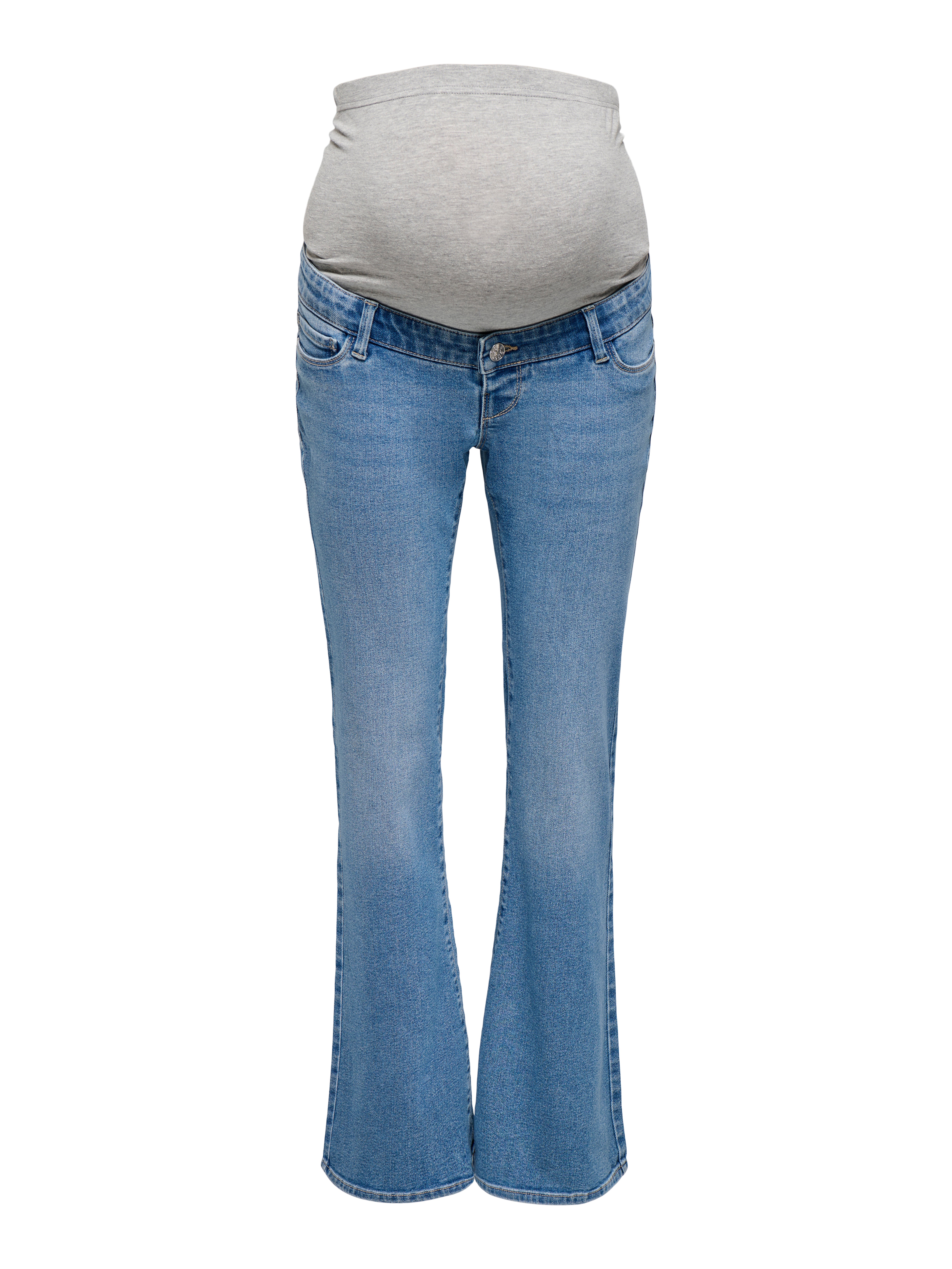 Olmlana Hohe Taille Retro-fit, Ausgestellt Jeans