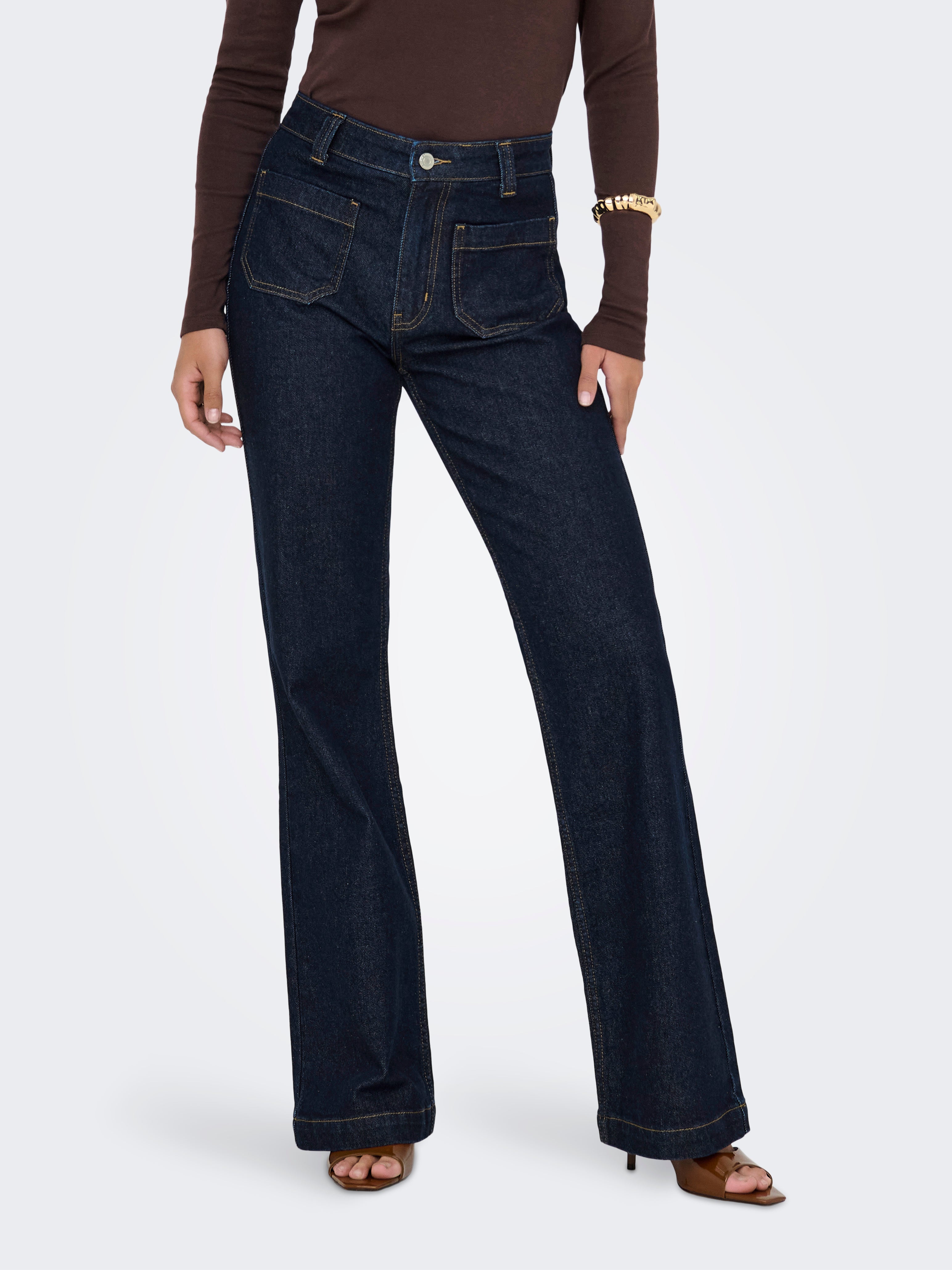 Onlemily Hohe Taille Flared Jeans
