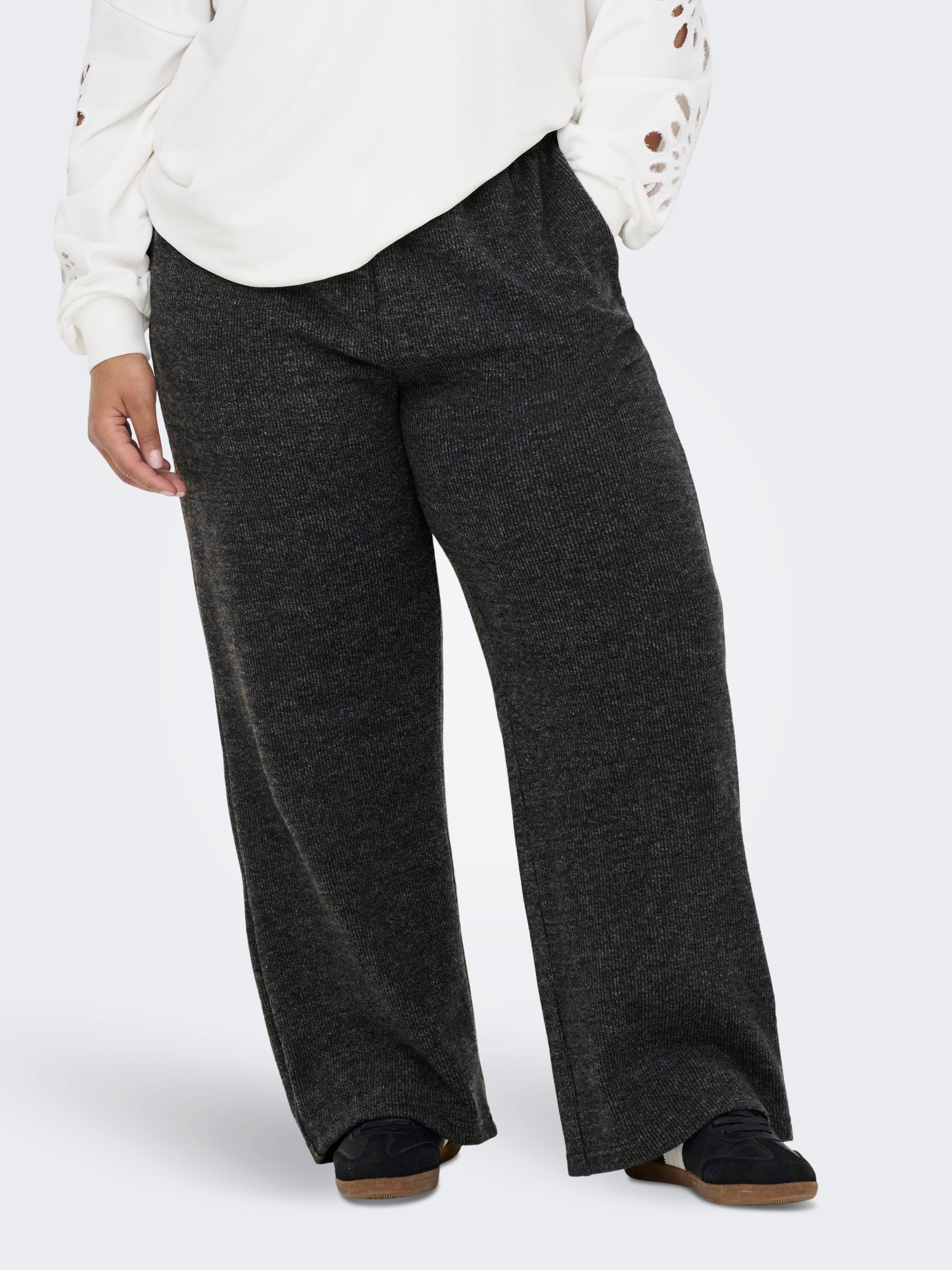 Carbizzy Normal Geschnitten Hose Mit Weitem Beinschnitt