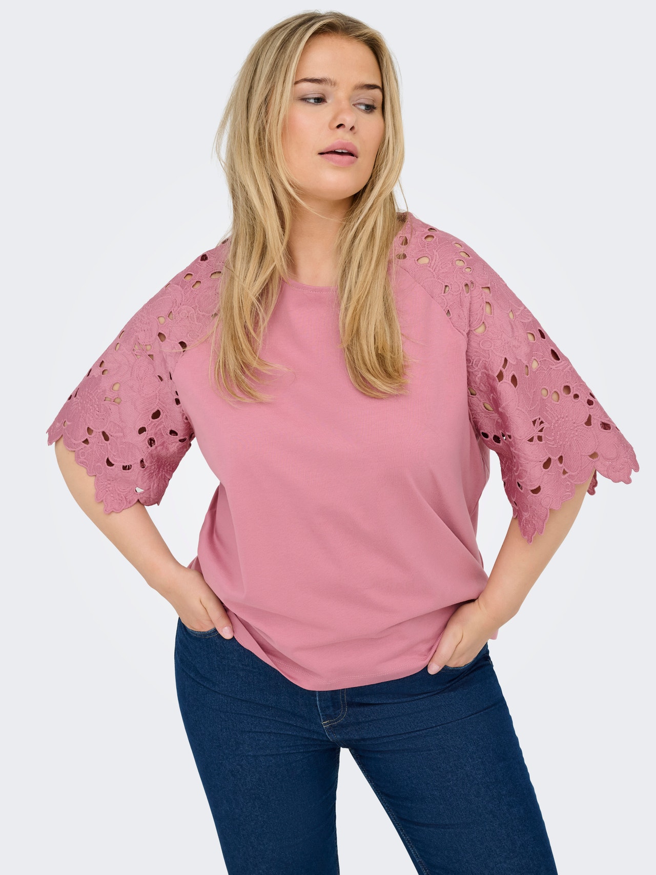 ONLY CARLINA Tričko -Mesa Rose - 15362309