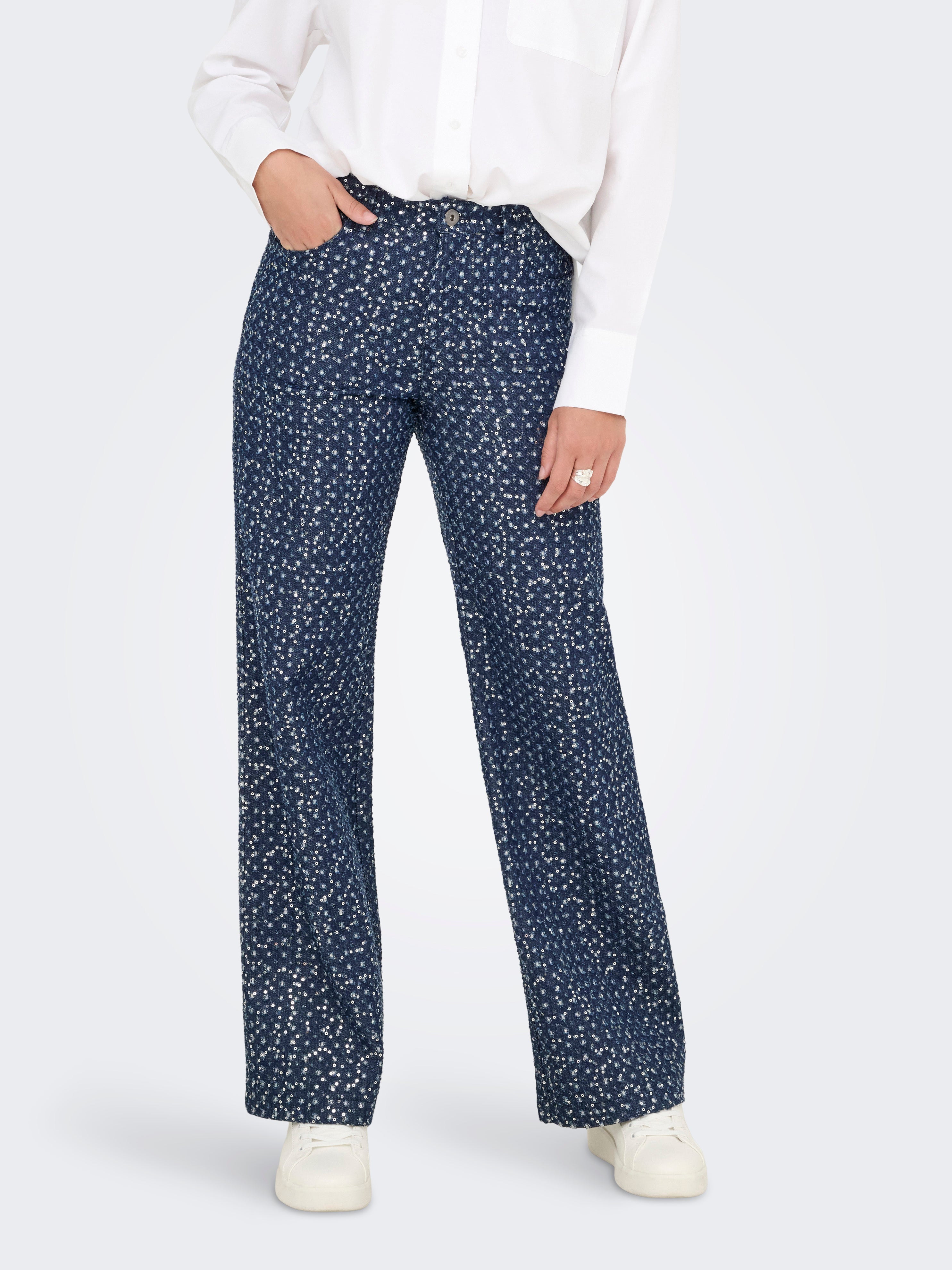Onlevita Weiter Beinschnitt Hose Mit Weitem Beinschnitt