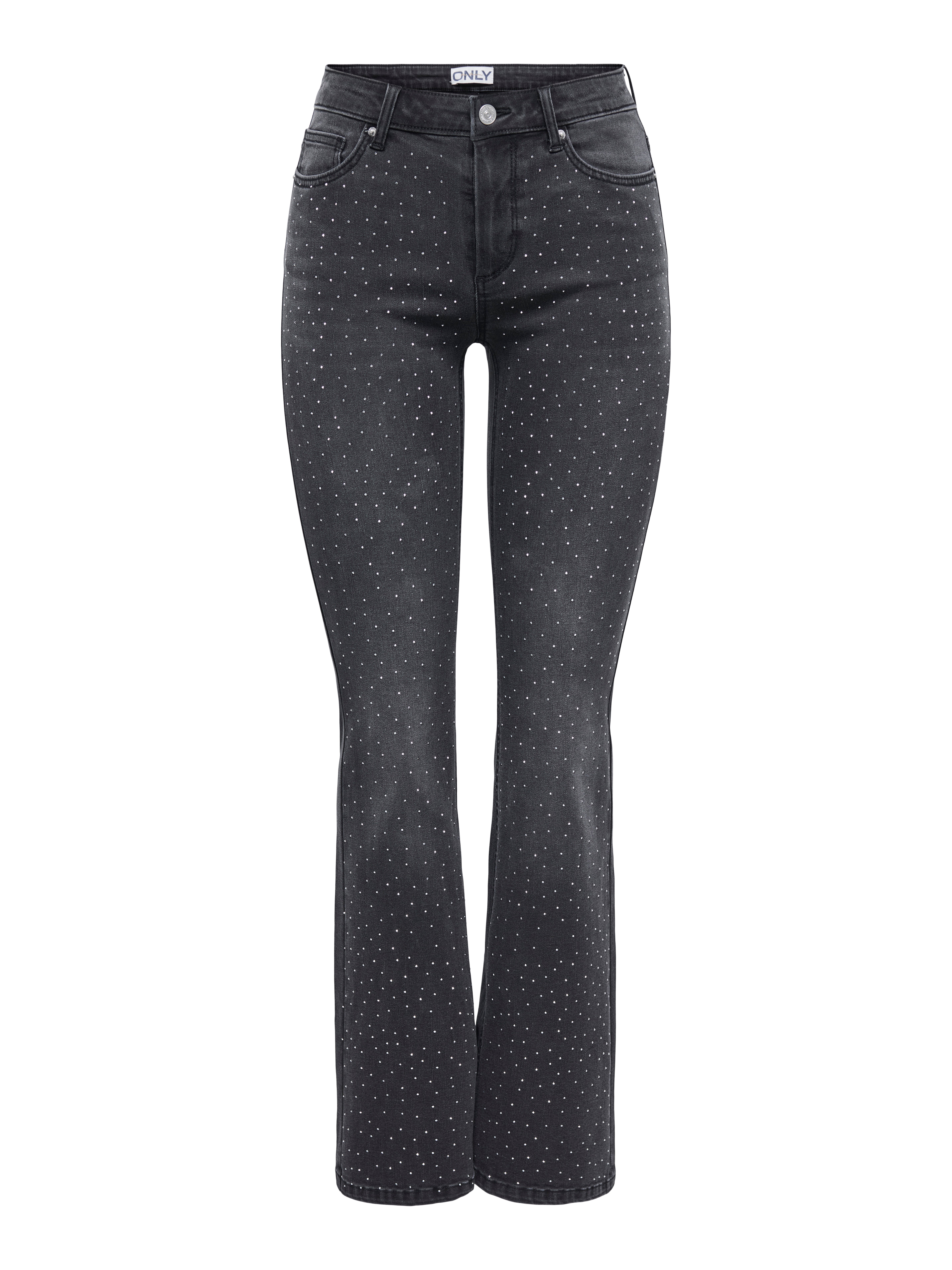 Onlwauw Mittlere Taille Flared Jeans