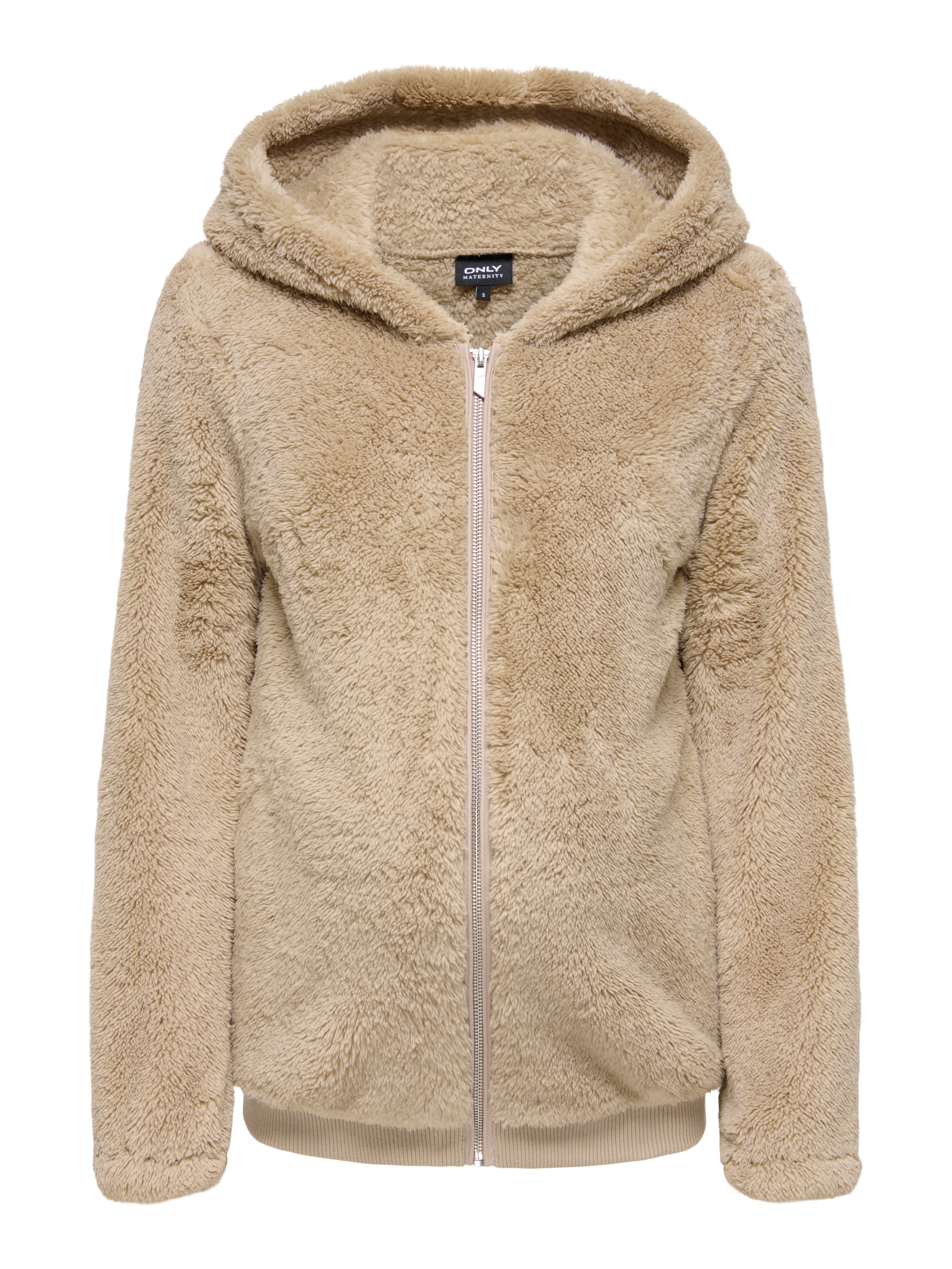 Hooded Only Jacke Teddyfell New Look Teddyfell Mantel Lang Mantel