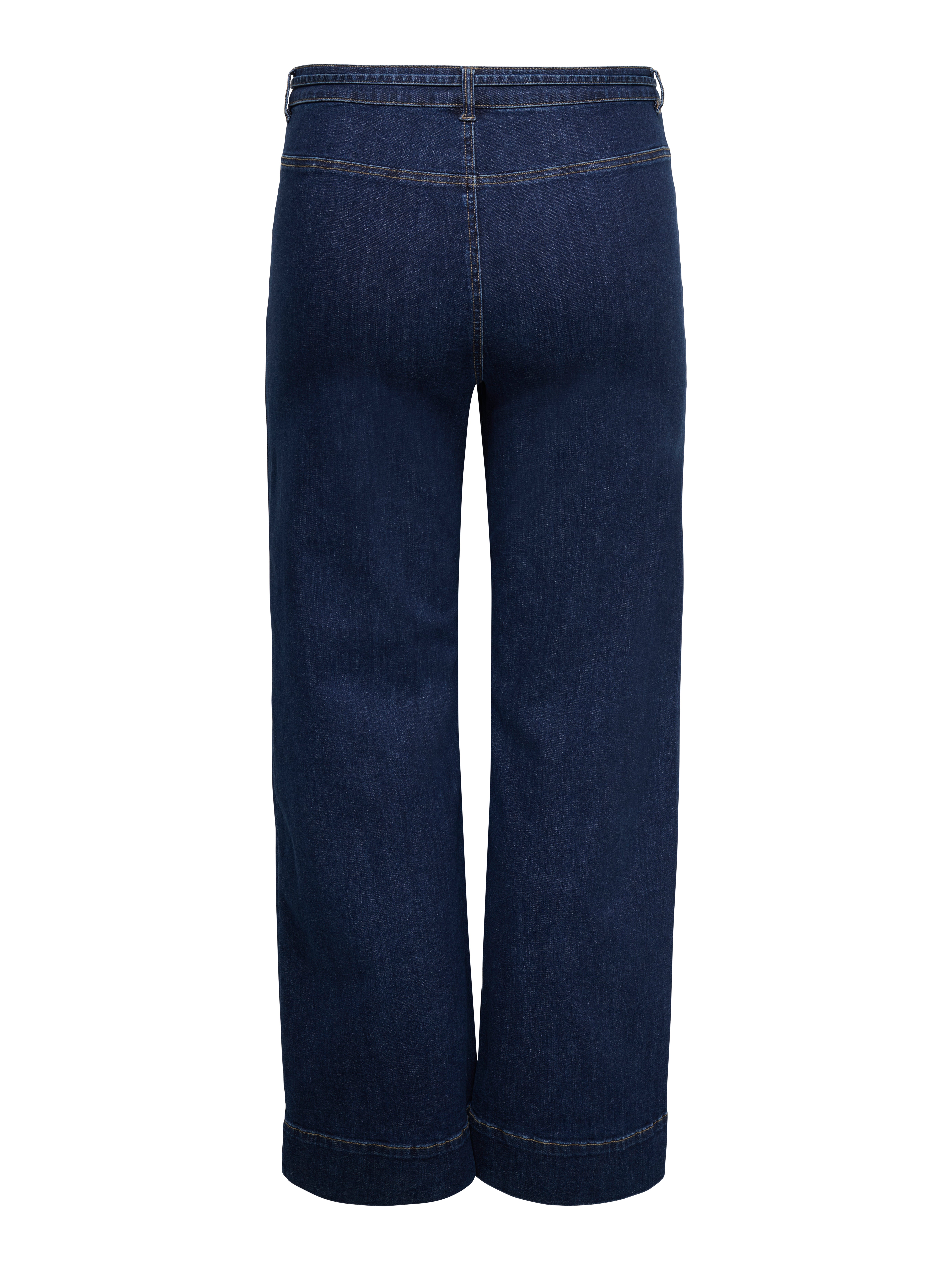 Thumbnail - Carmadison Hohe Taille Weiter Beinschnitt Jeans