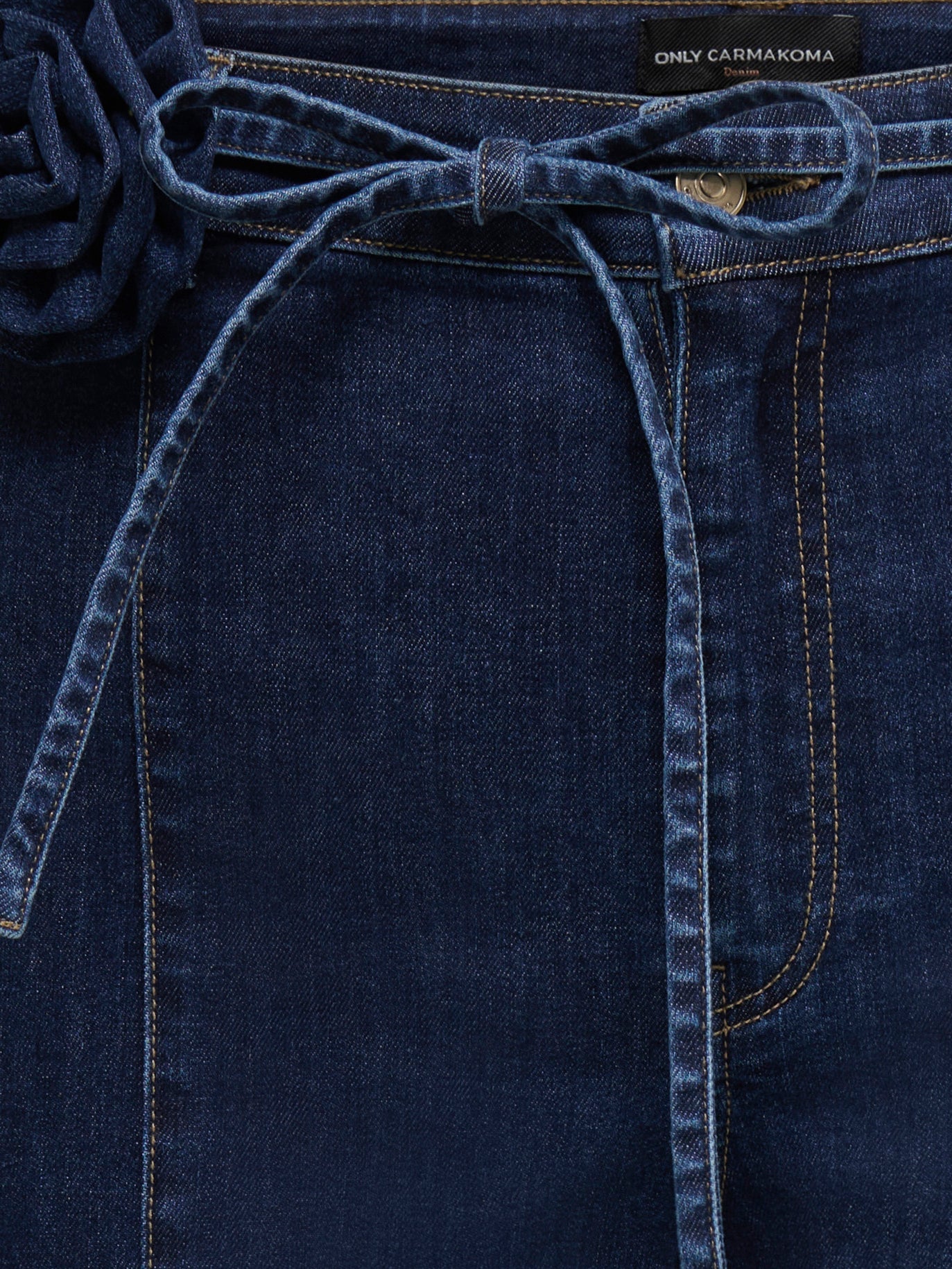 Thumbnail - Carmadison Hohe Taille Weiter Beinschnitt Jeans