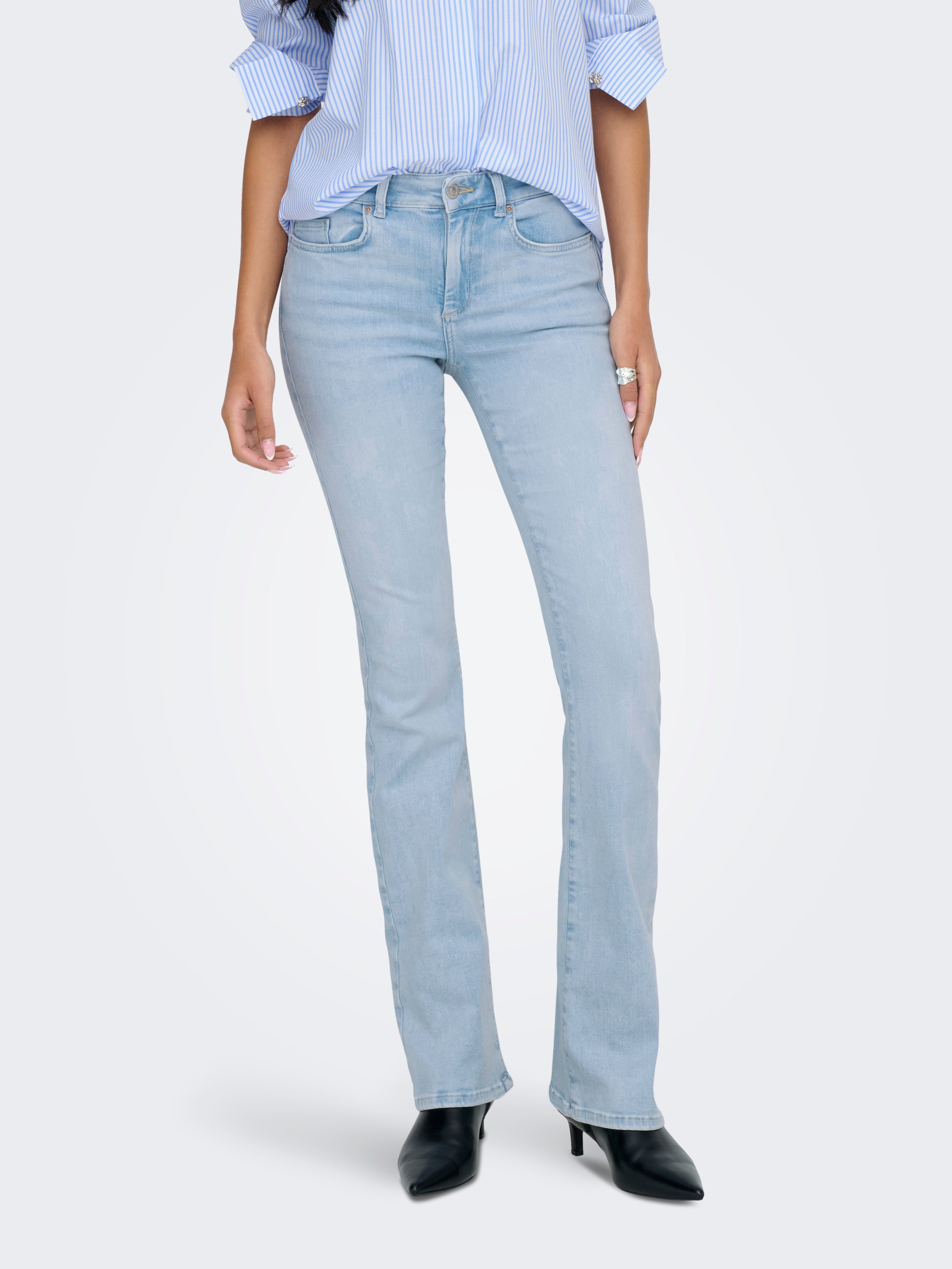 Onlblush Mittlere Taille Flared Jeans