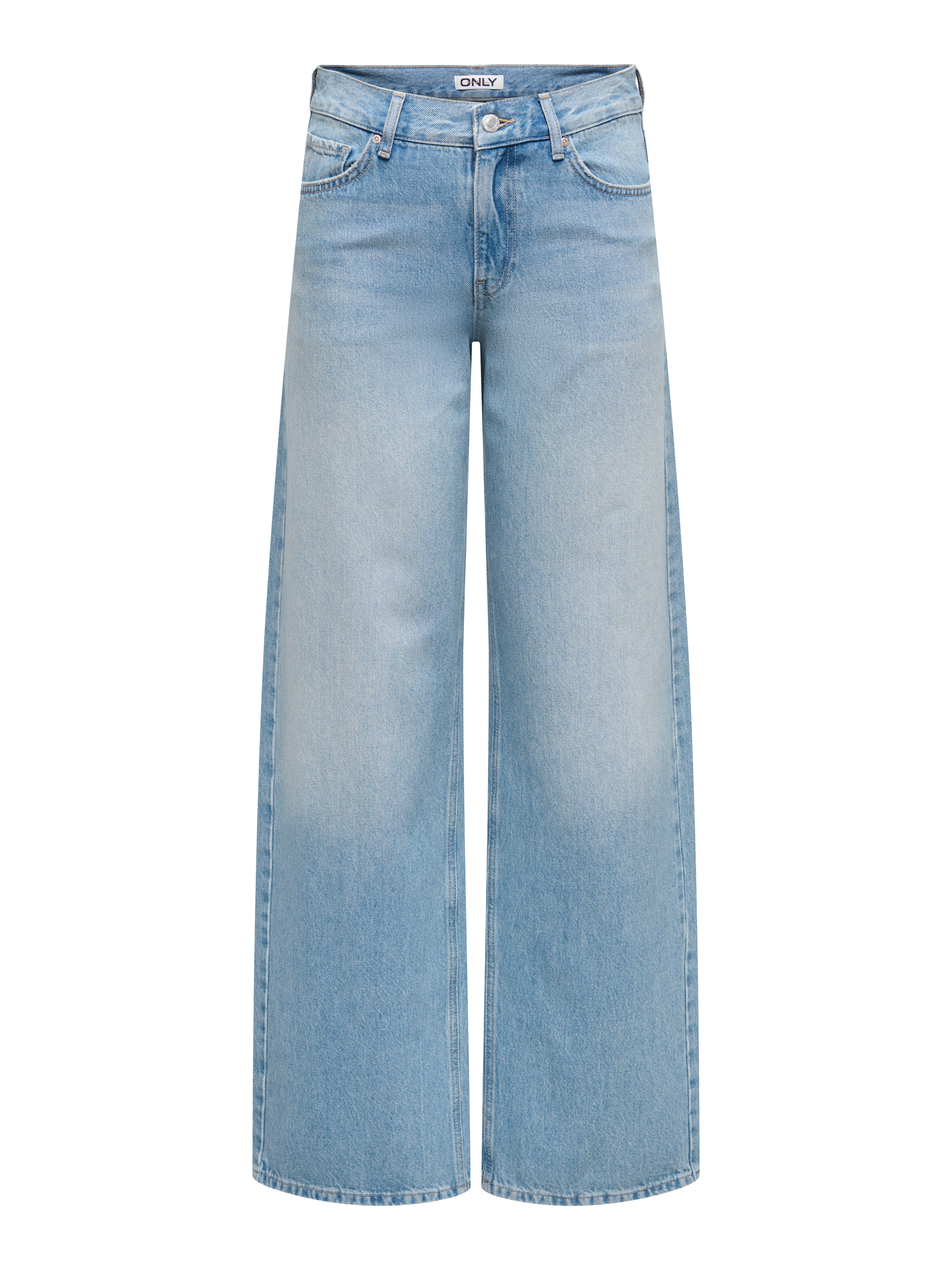 Thumbnail - Onlmaya Mittlere Taille Weiter Beinschnitt Jeans