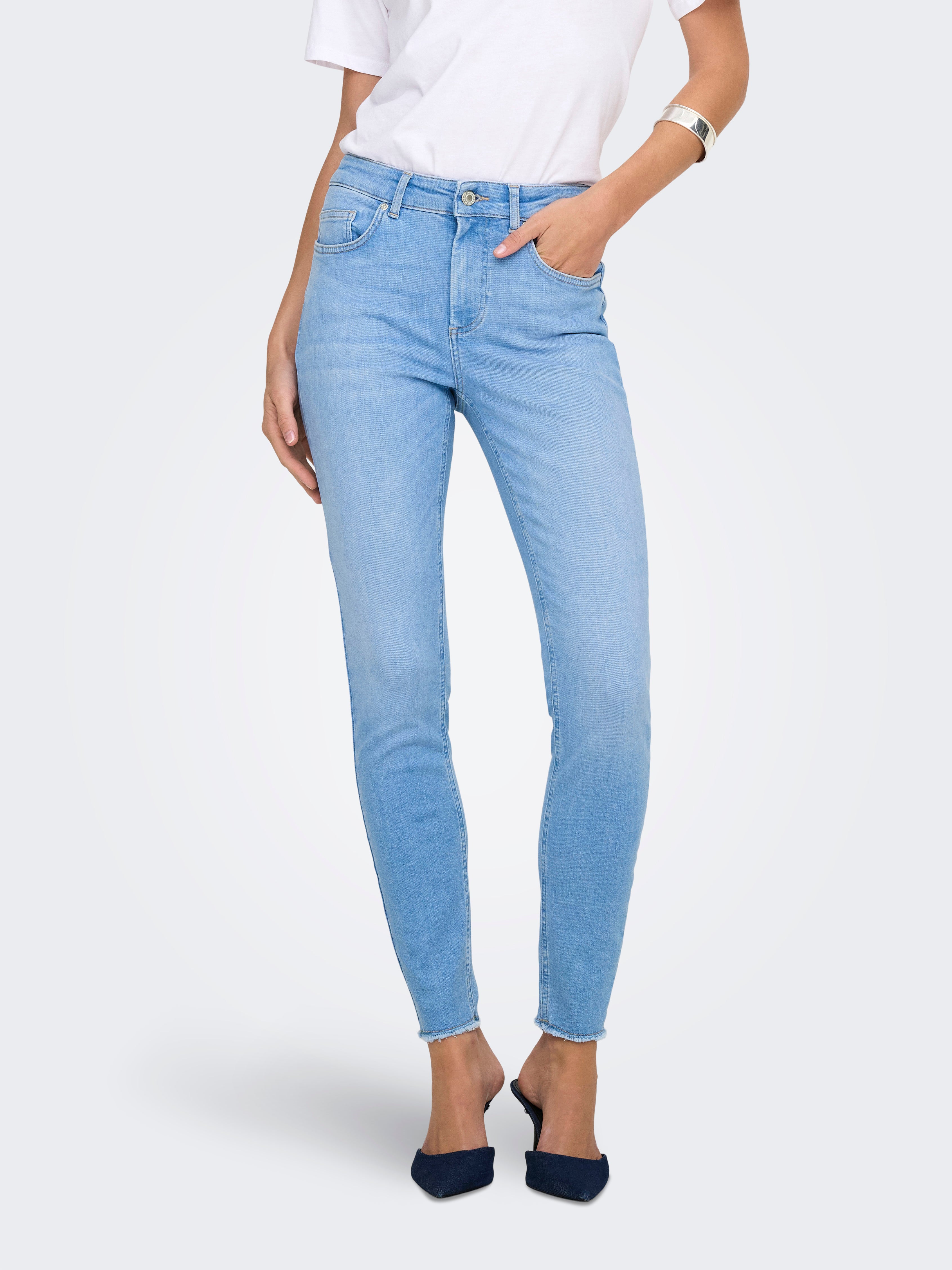 Onlblush Hohe Taille Skinny Fit Jeans