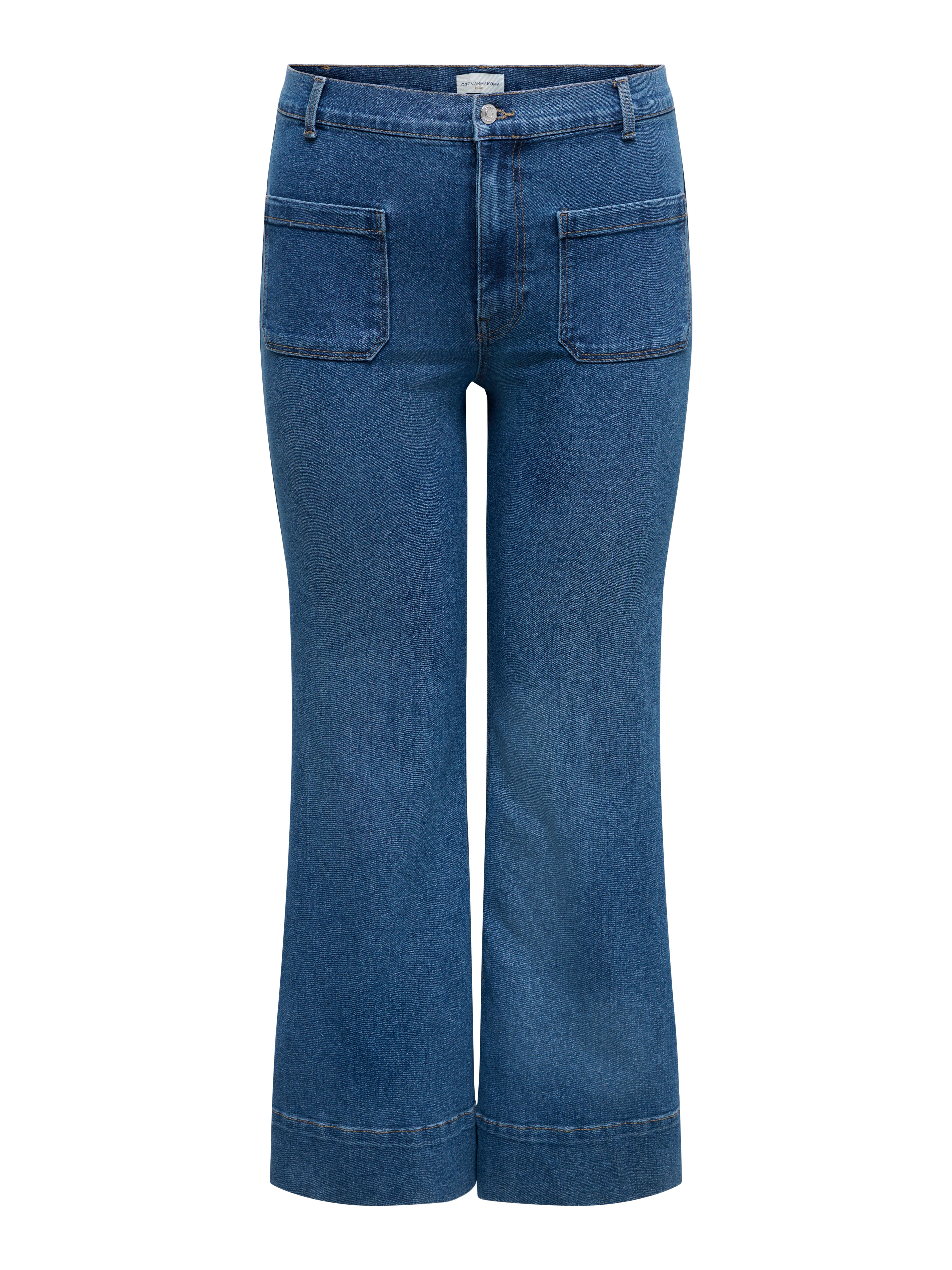 Carcypress Hohe Taille Flared Jeans