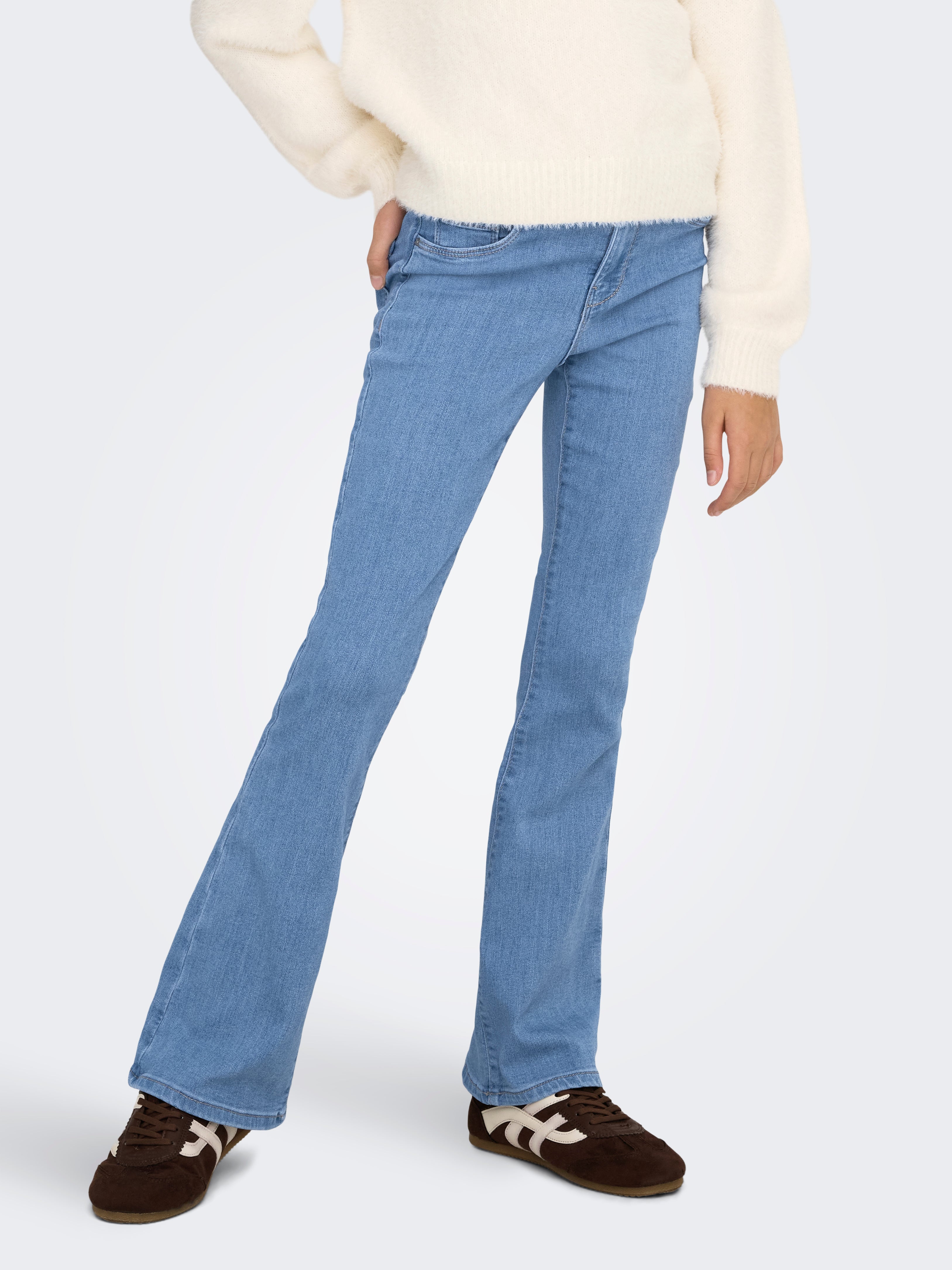 Kograin Mittlere Taille Flared Jeans