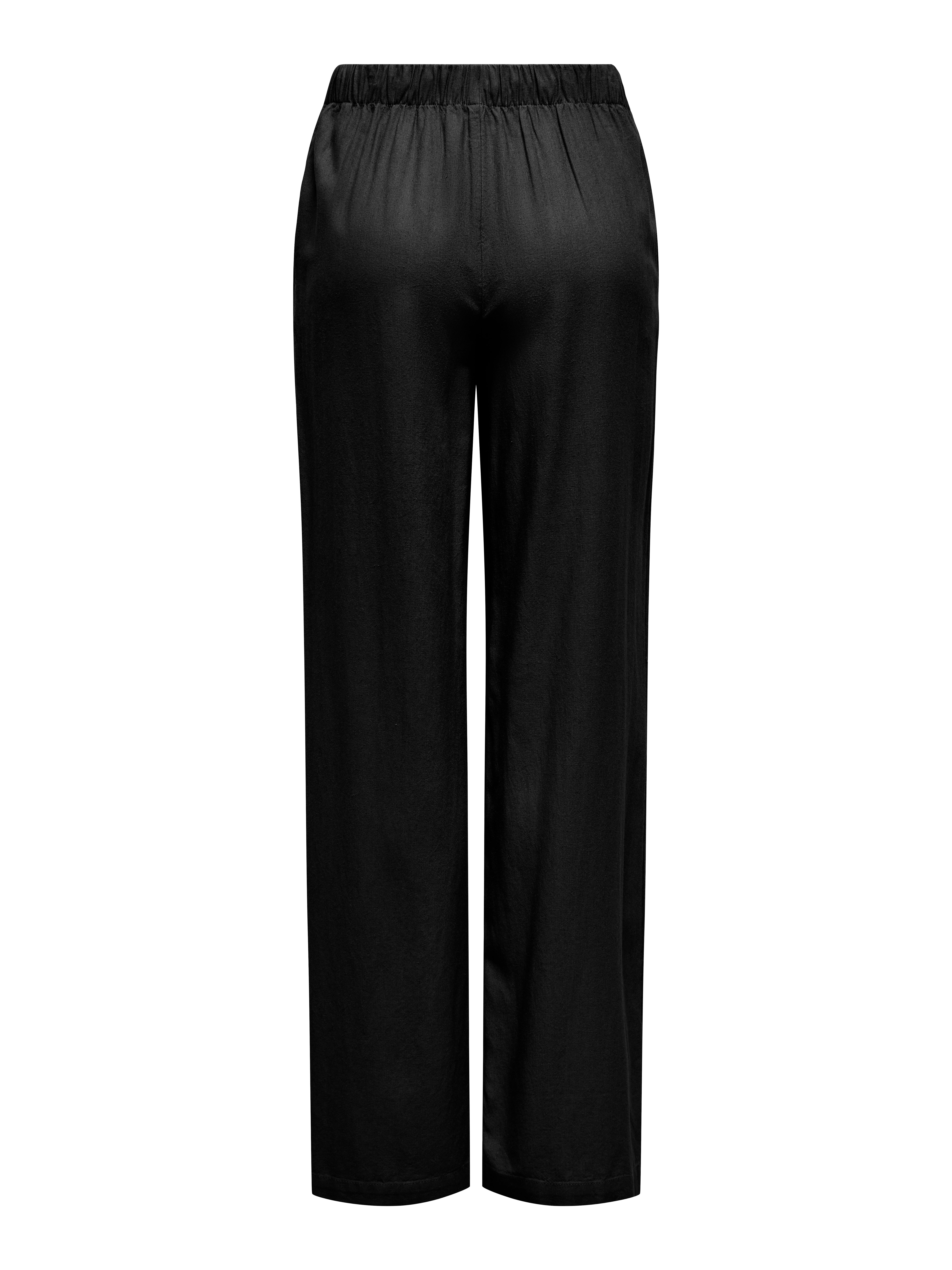 Thumbnail - Onlgoa Gerade Geschnitten Leinen Hose