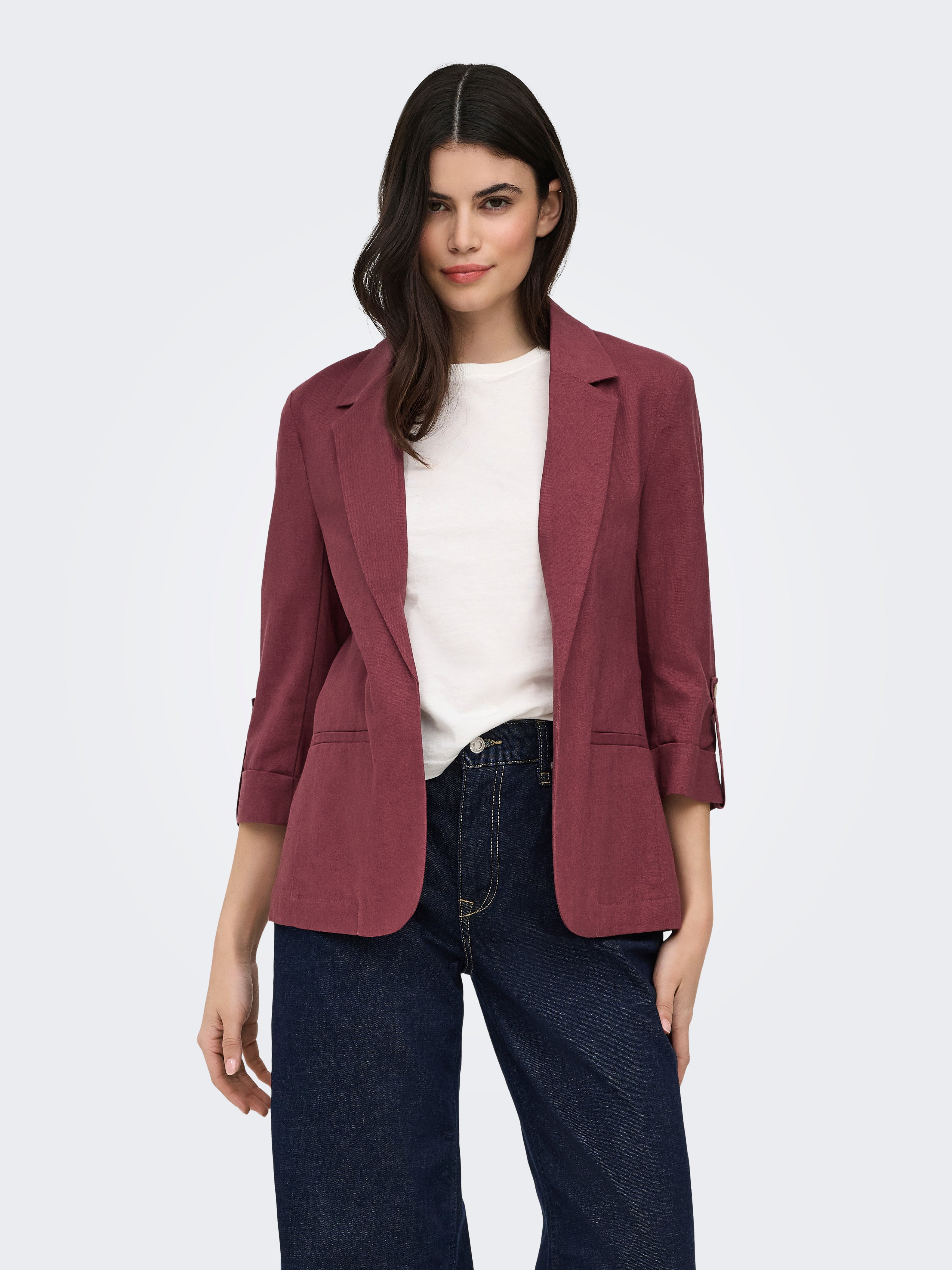 Onlgoa Leinen Blazer
