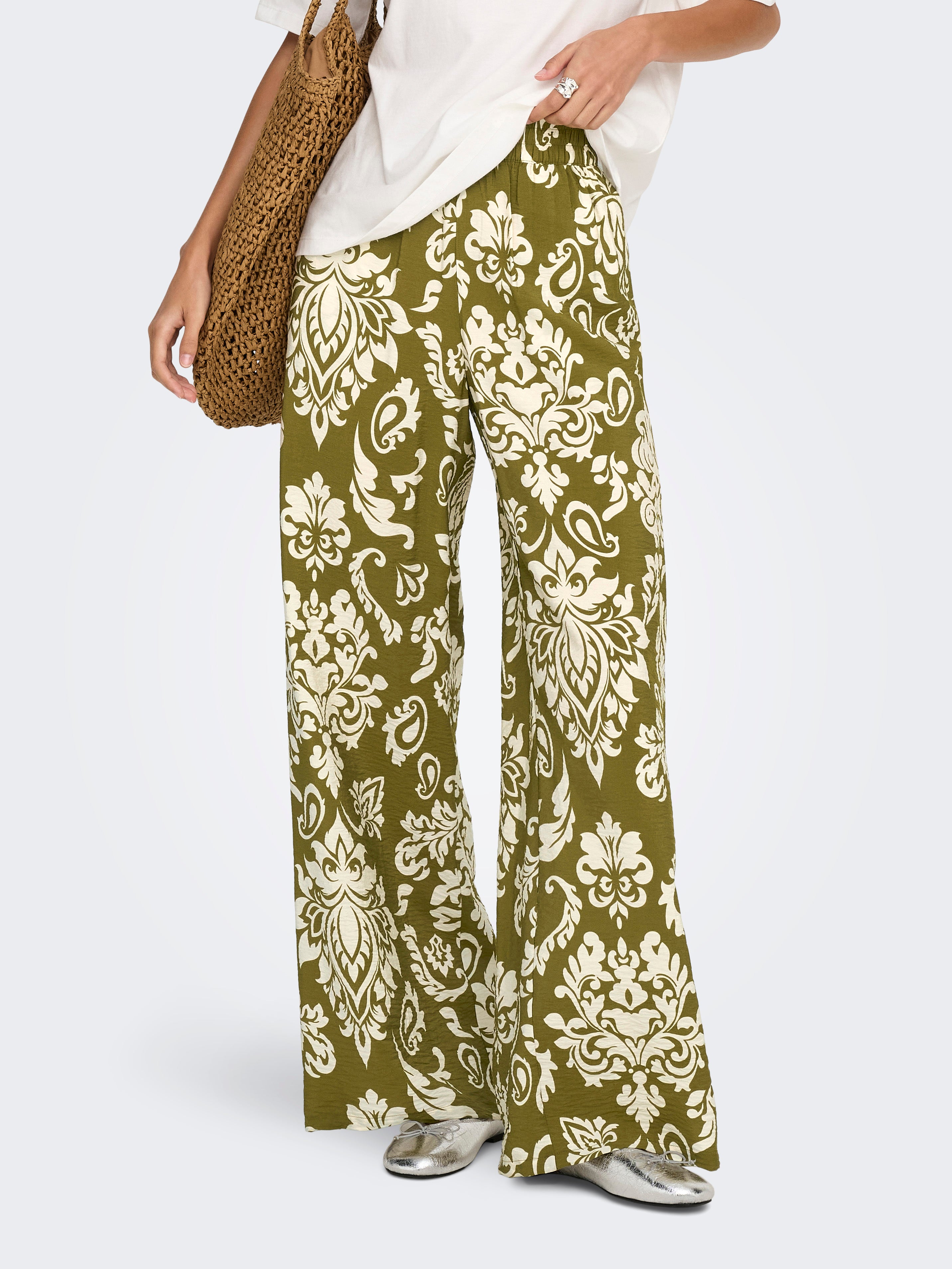 Jdytami Weiter Beinschnitt Hose Mit Weitem Beinschnitt