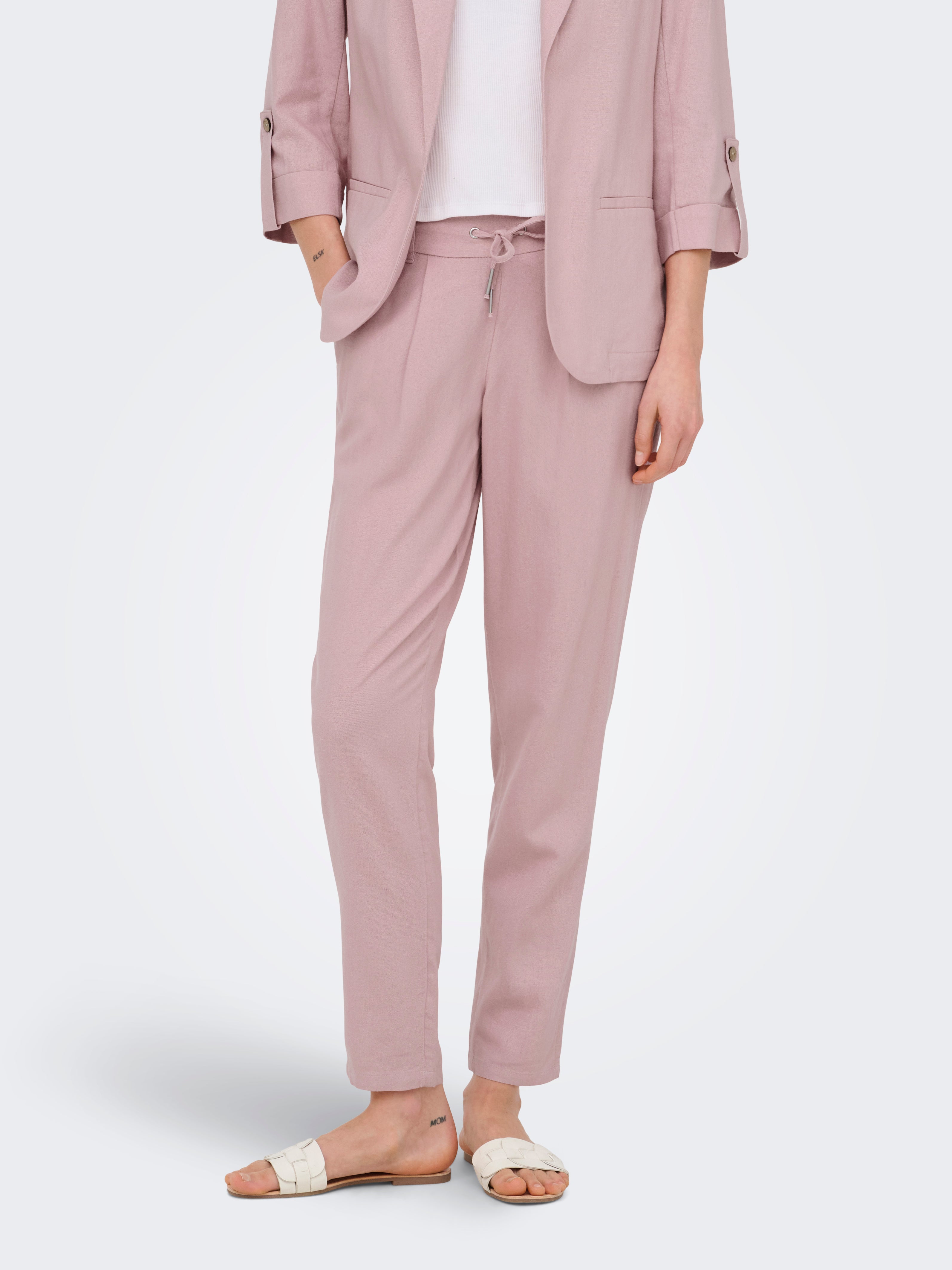 Onlgoa-poptrash Komfort Fit Leinen Hose