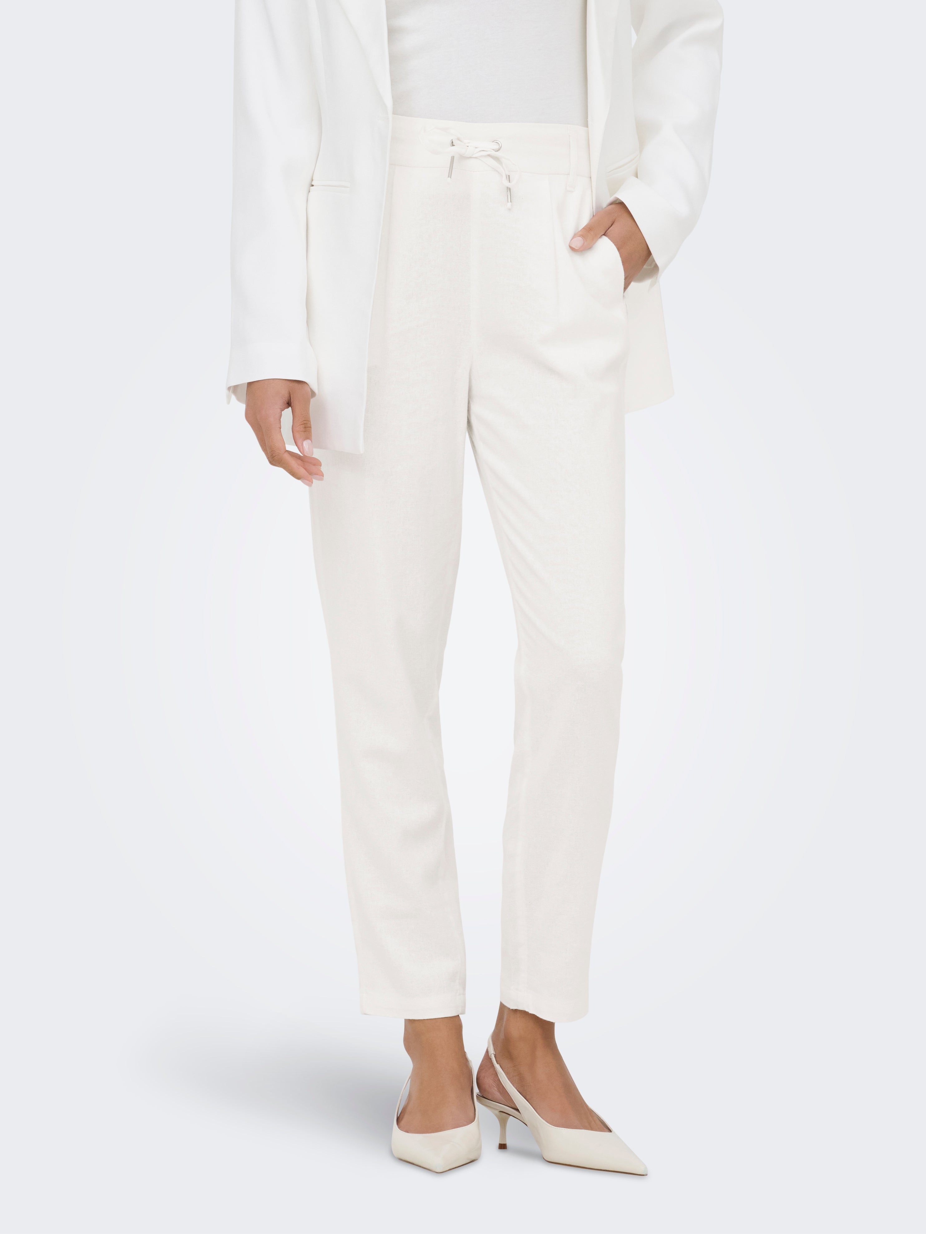 Onlgoa-poptrash Komfort Fit Leinen Hose