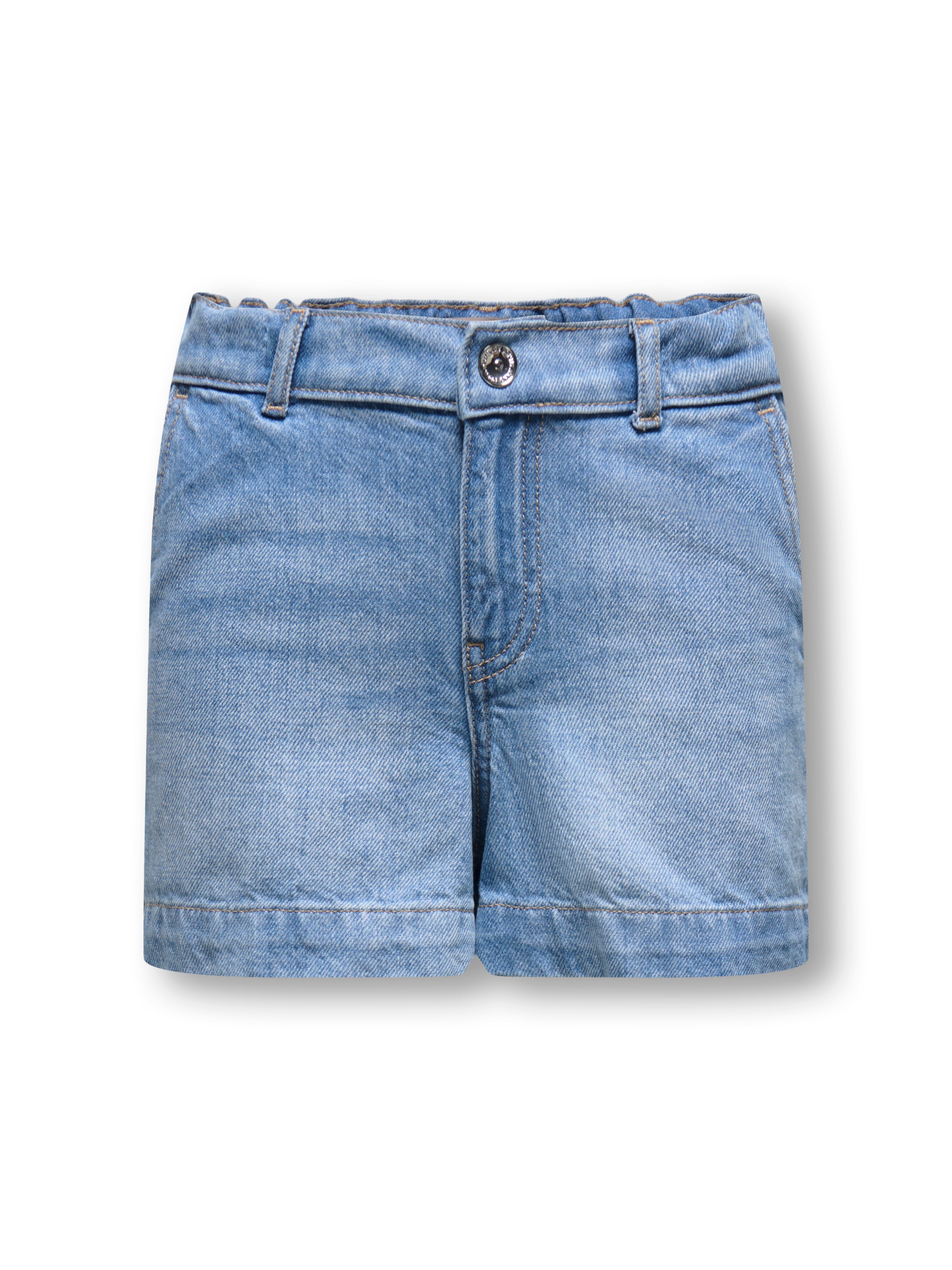 Thumbnail - Kogcomet Mittlere Taille Weiter Beinschnitt Jeans-shorts