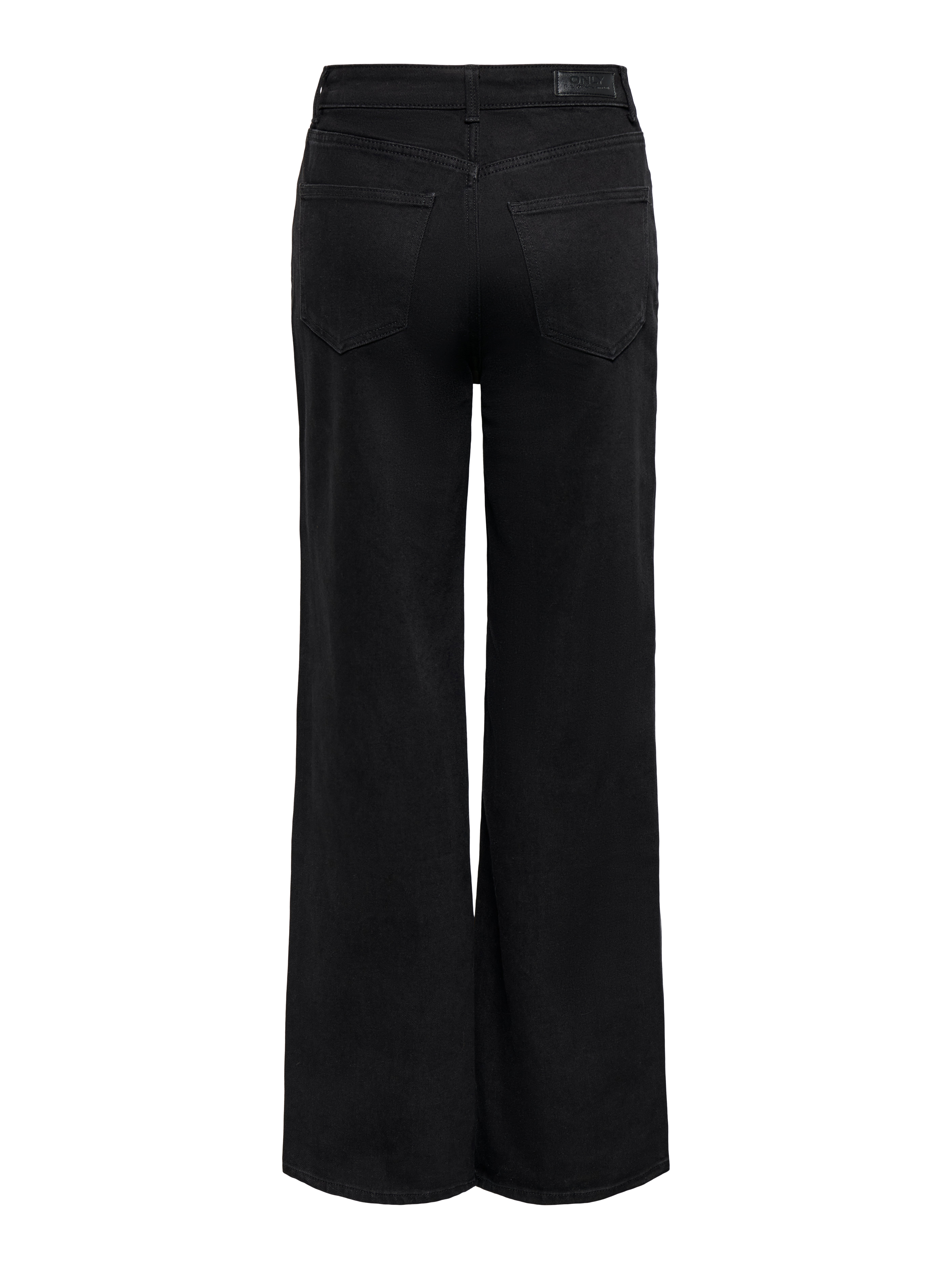 Thumbnail - Onljuicy Hohe Taille Weiter Beinschnitt Jeans